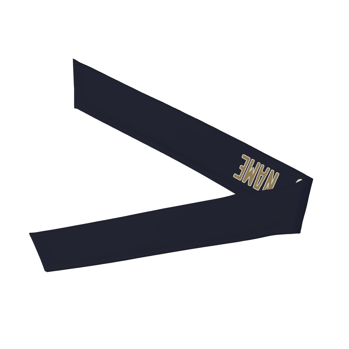 Custom Navy Light Khaki Headband