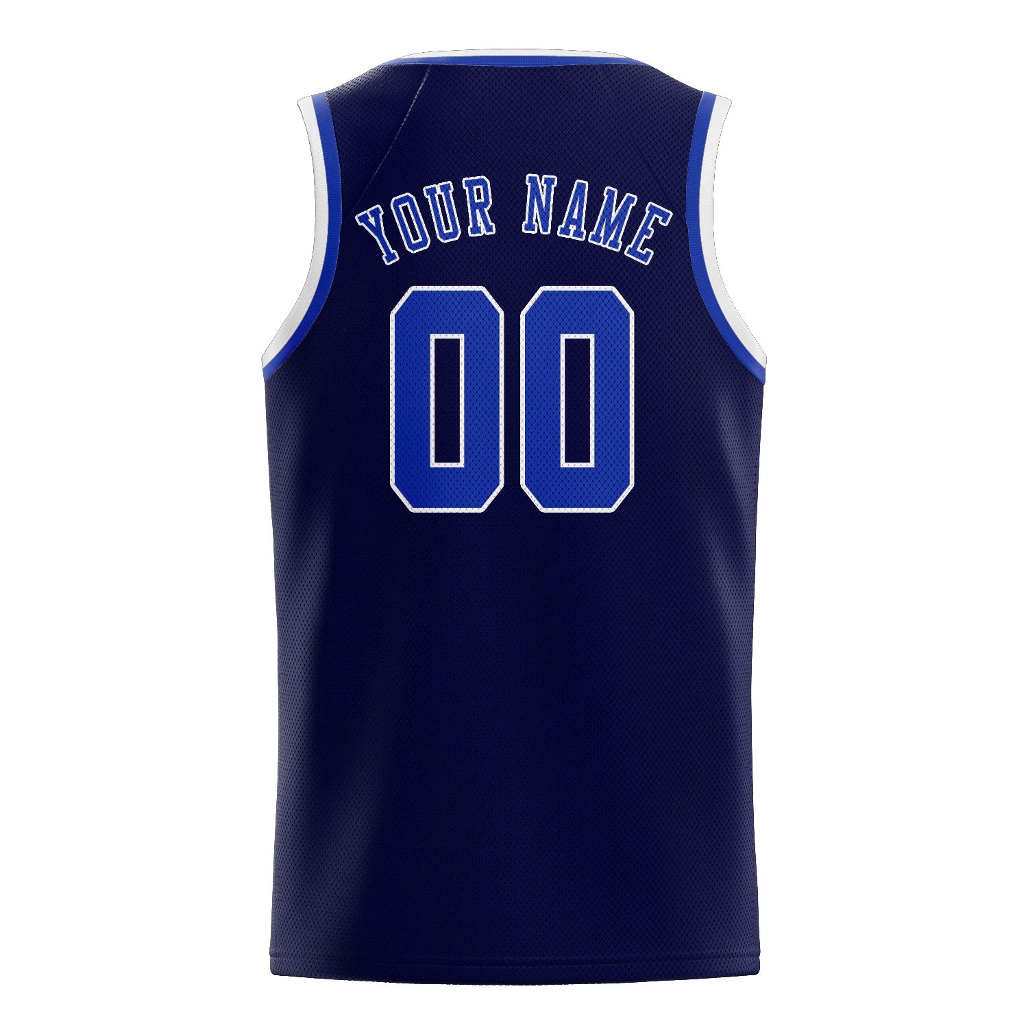 Custom Navy Sky Blue Basketball Jersey