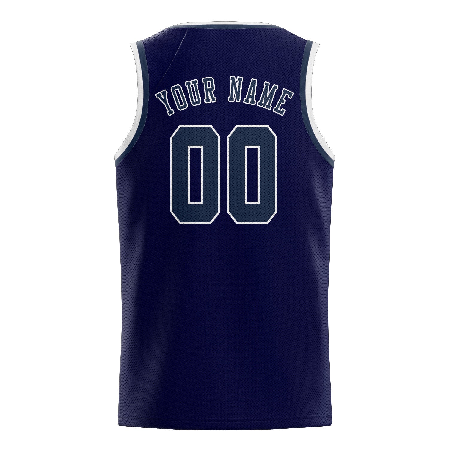 Custom Navy Blue Basketball Jersey