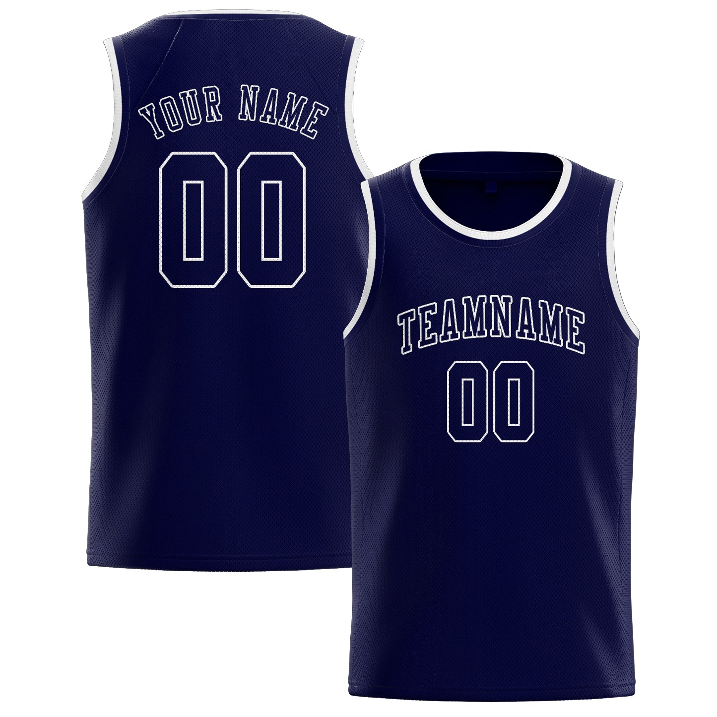 Custom Navy Navy Basketball Jersey