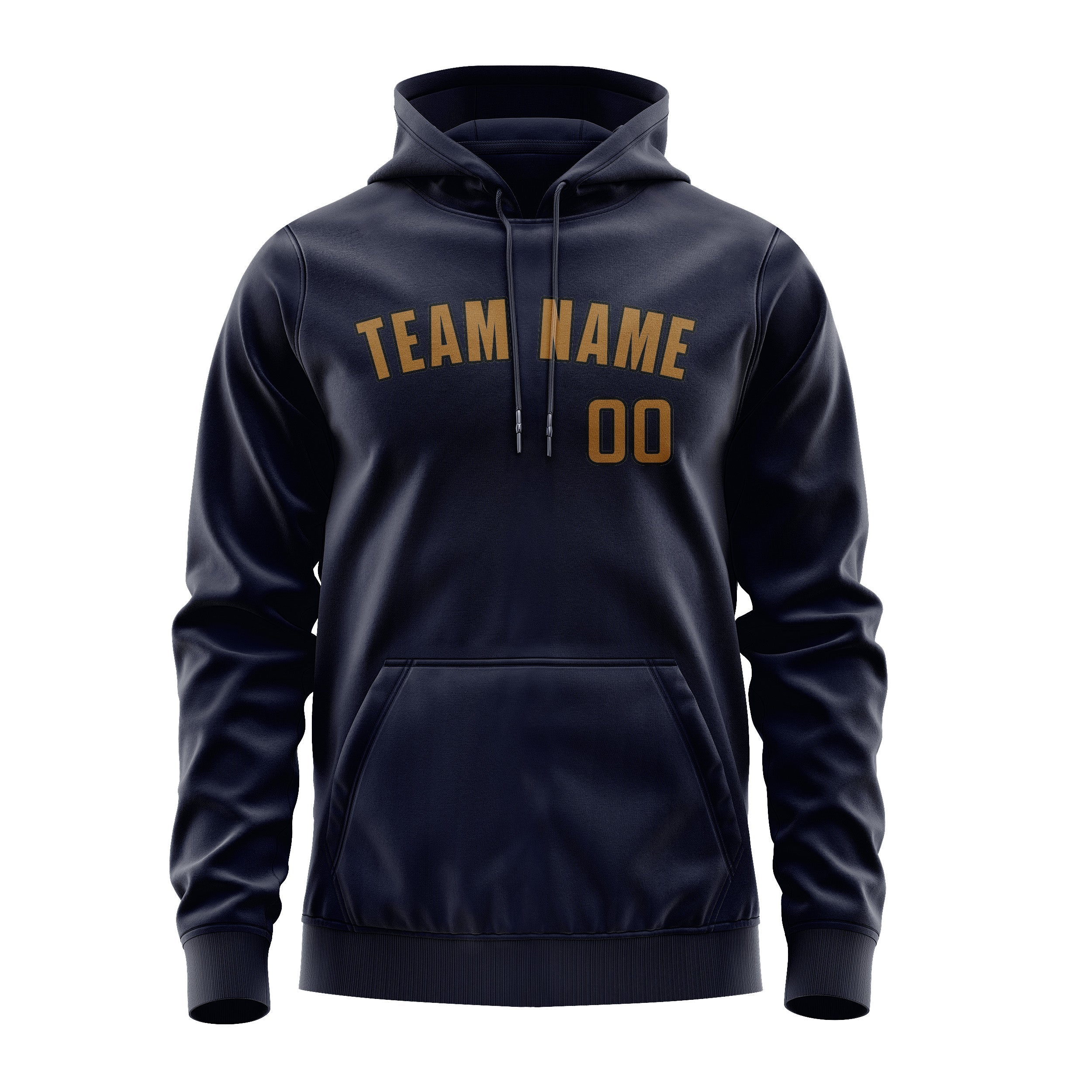 Custom Navy Khaki Hoodie