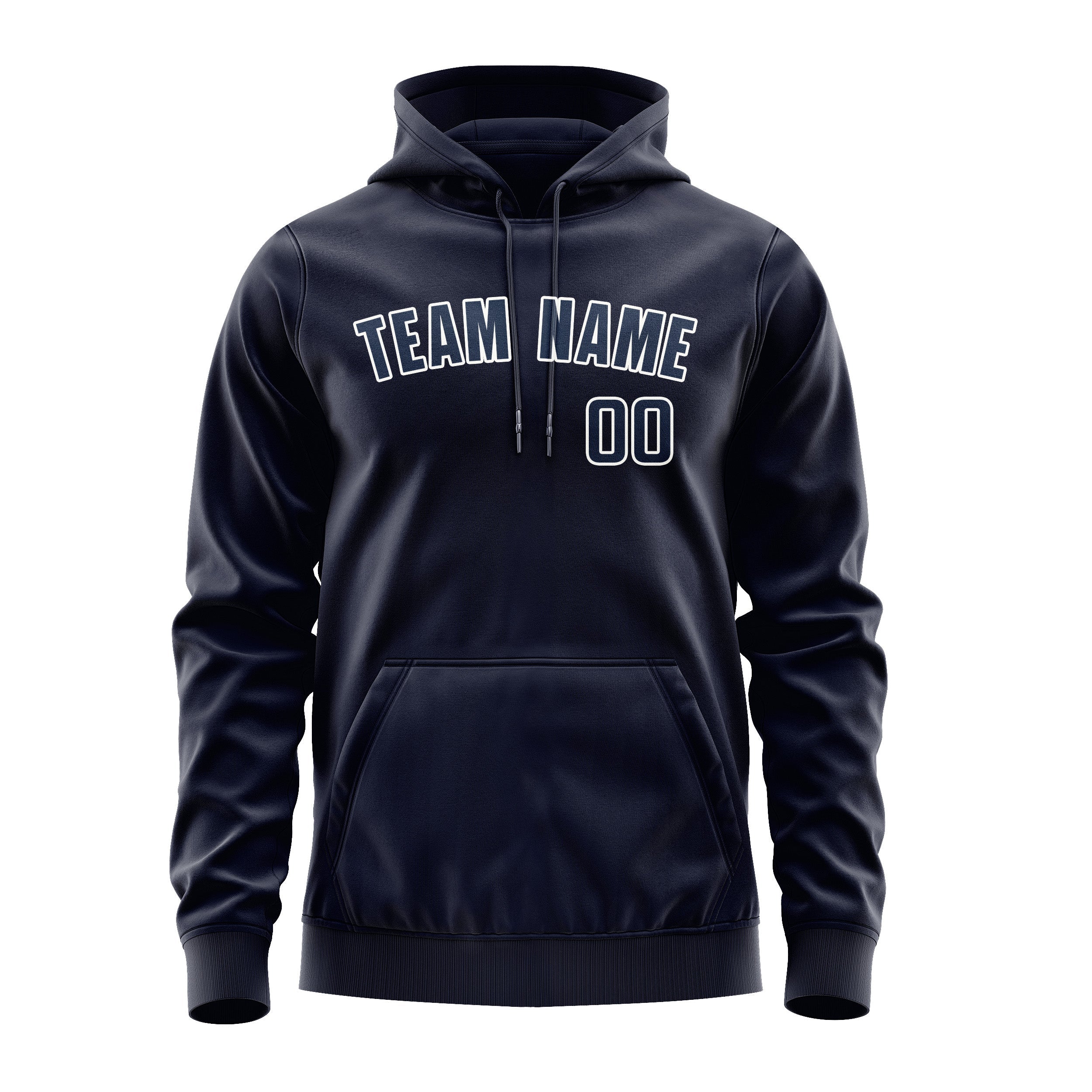 Custom Navy Blue Hoodie