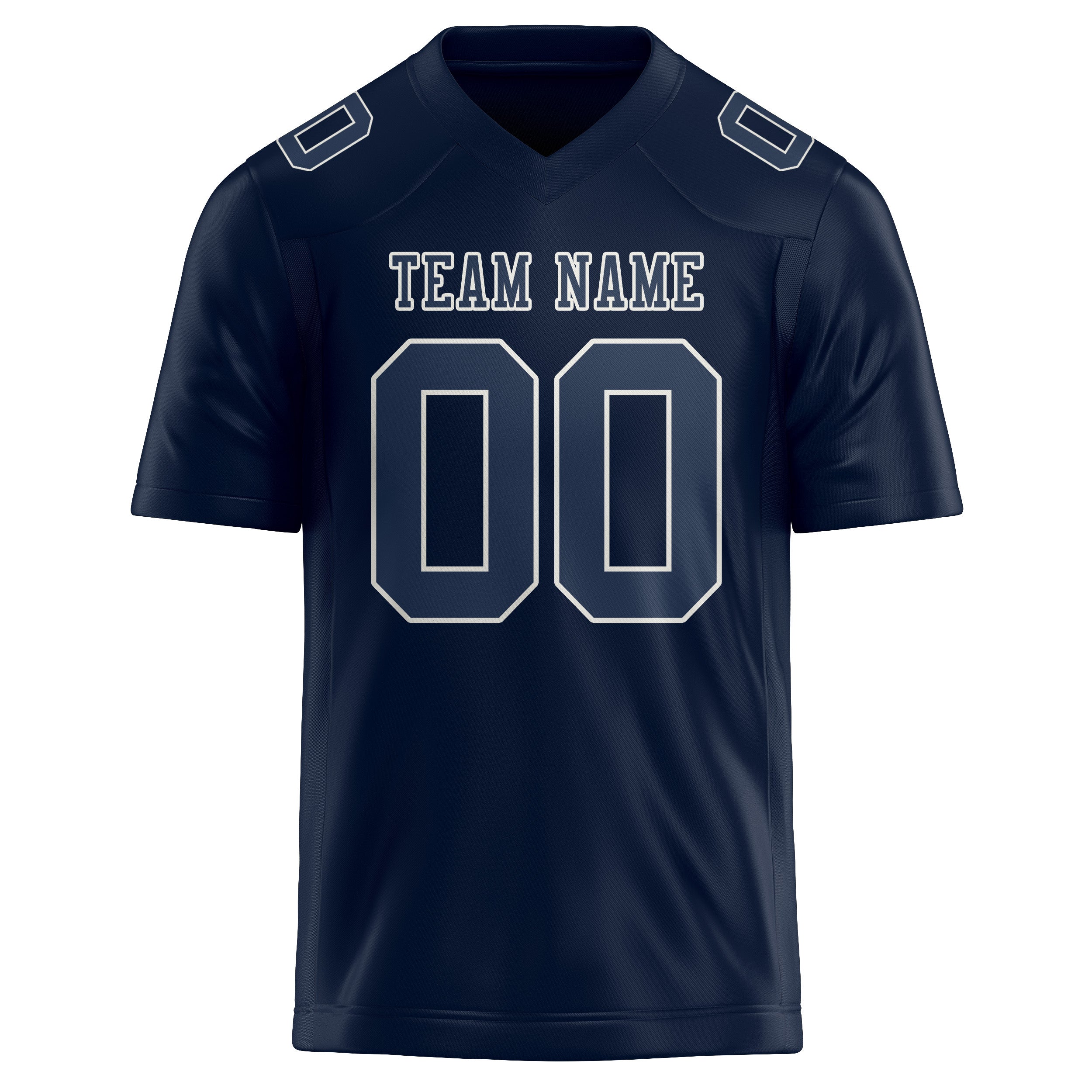 Custom Navy Blue Football Jersey