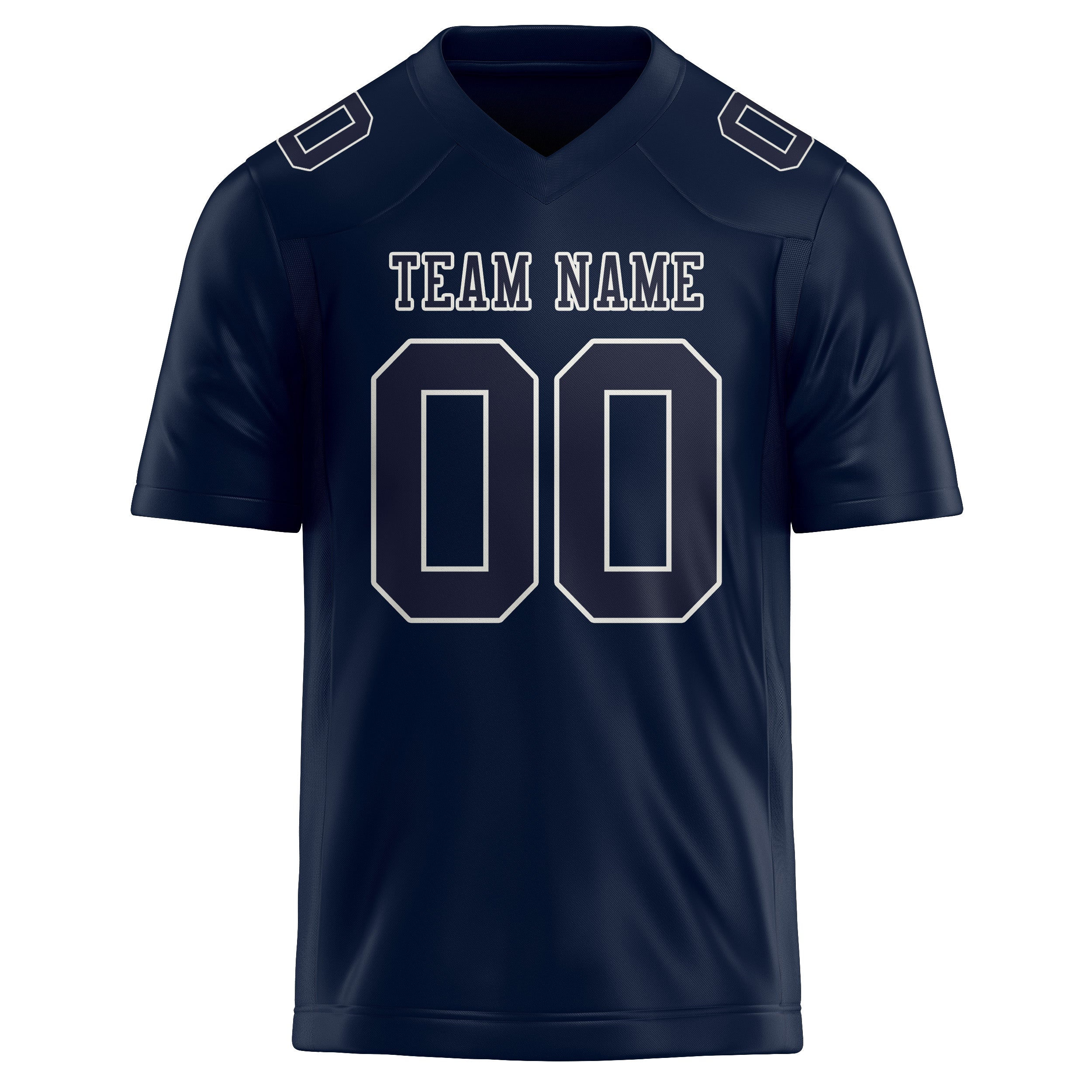 Custom Navy Navy Football Jersey