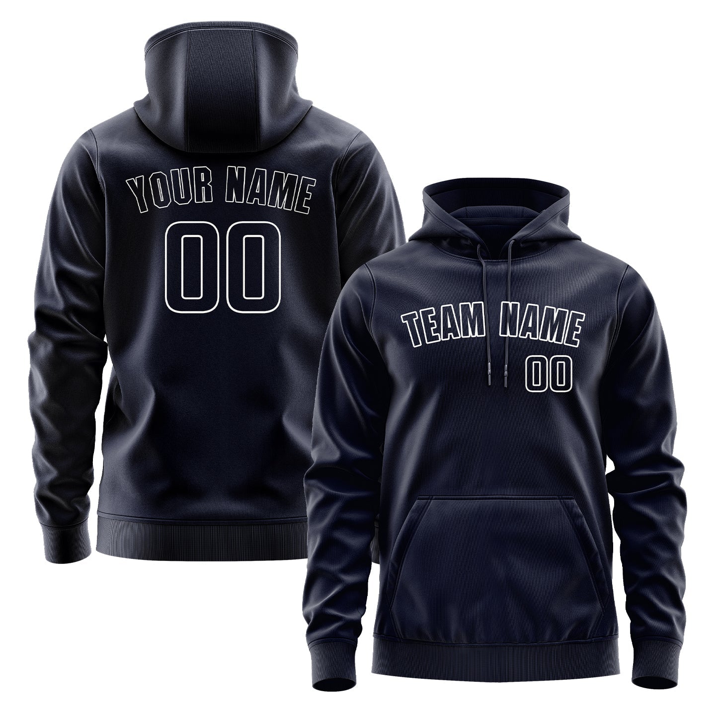 Custom Navy Navy Hoodie