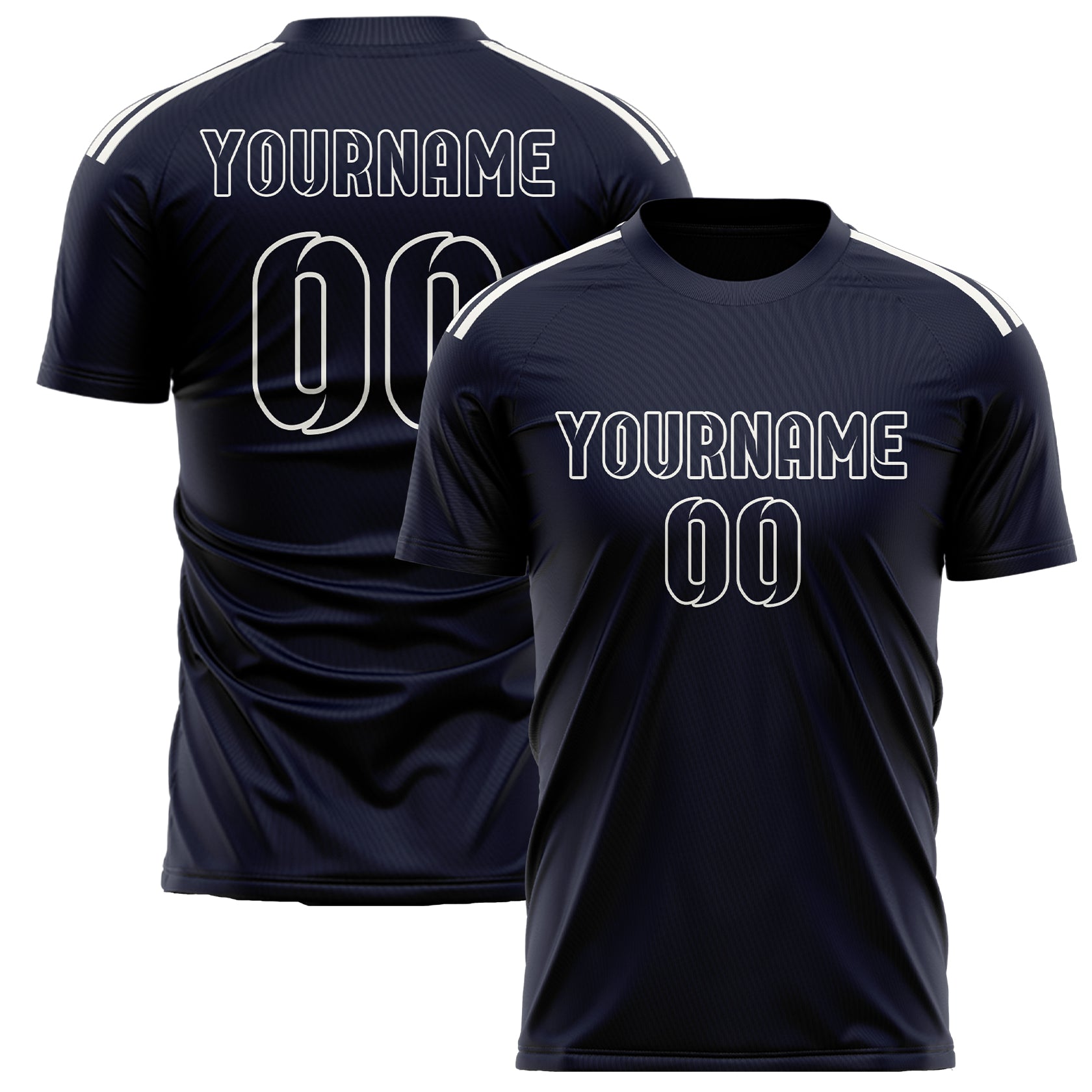 Custom Navy Navy Soccer Jersey