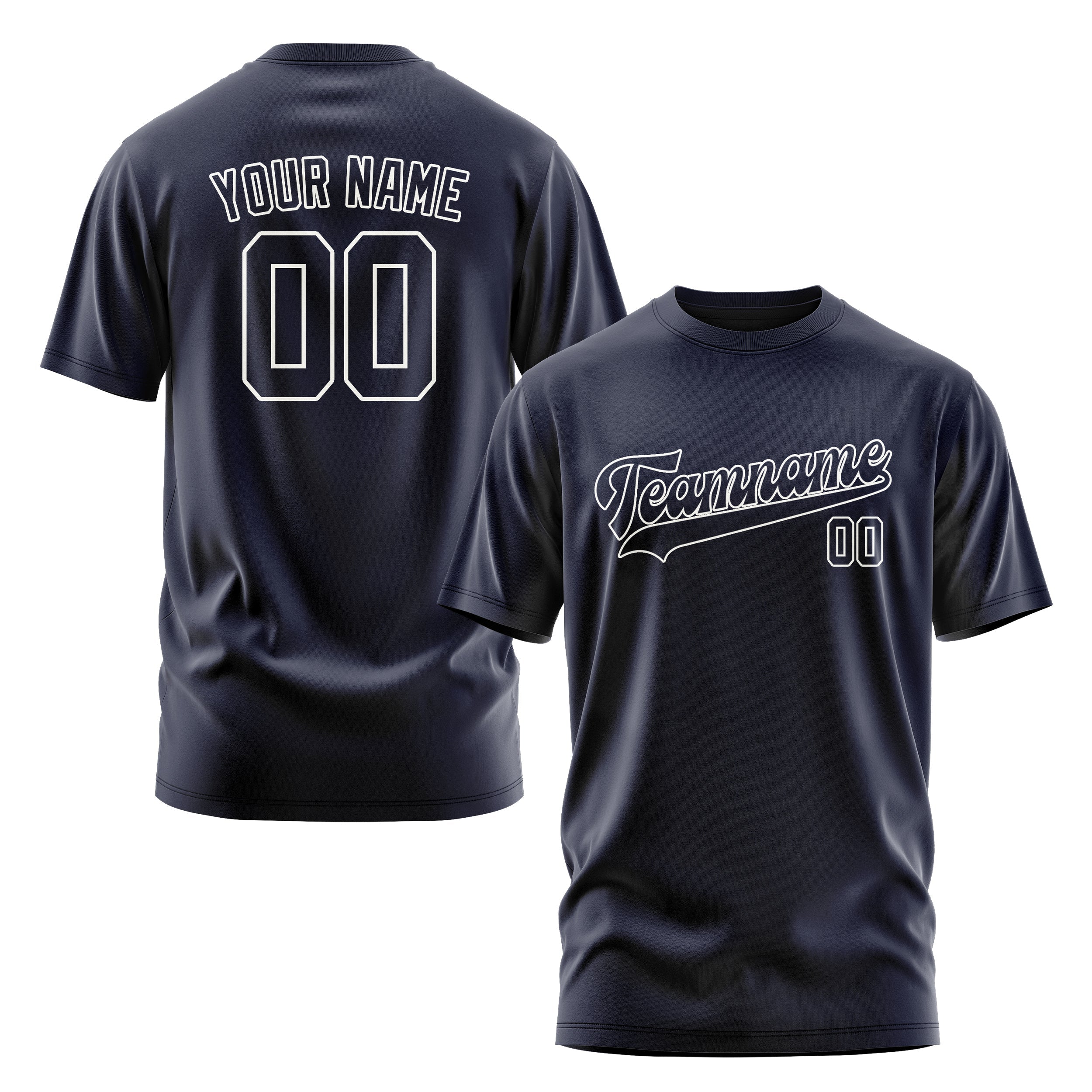 Custom Navy Navy T-Shirt