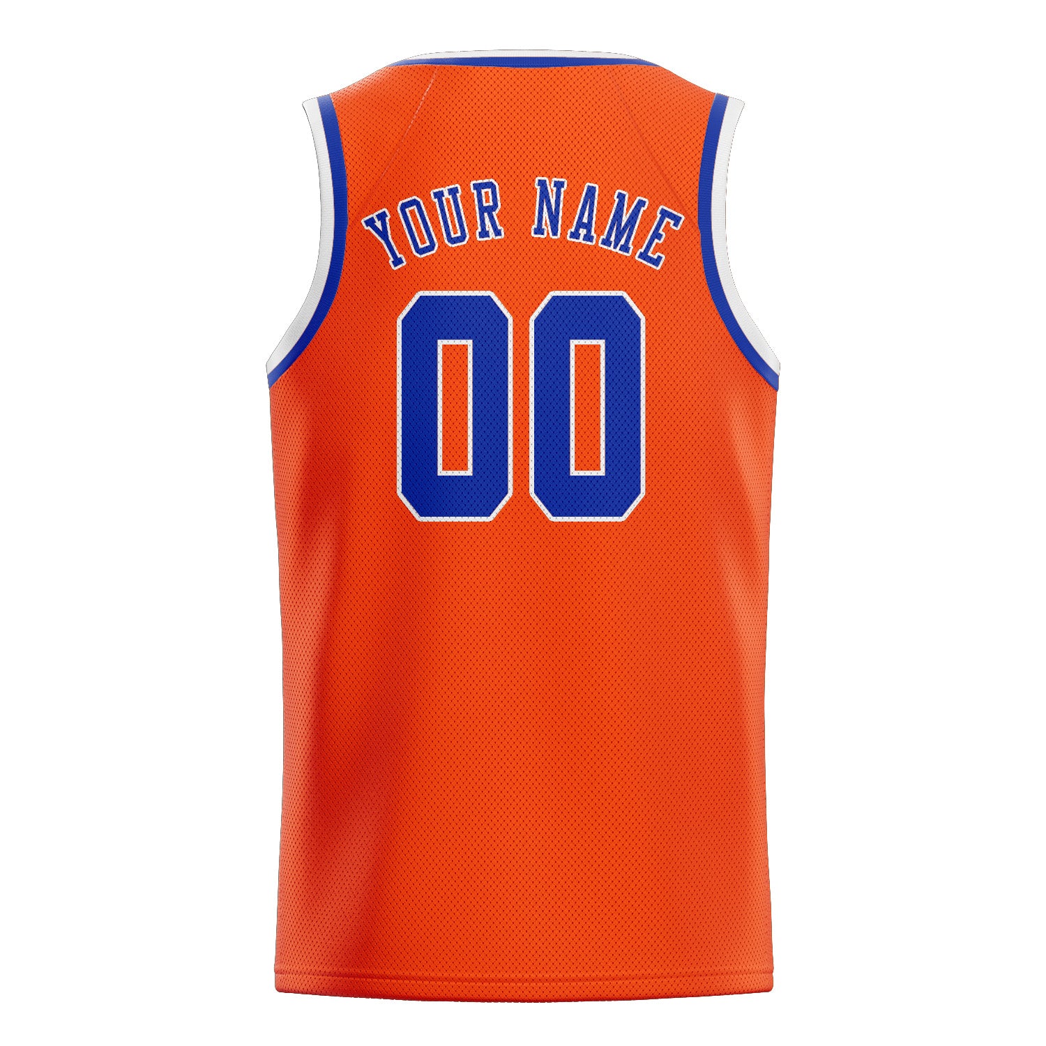 Custom Orange Red Sky Blue Basketball Jersey