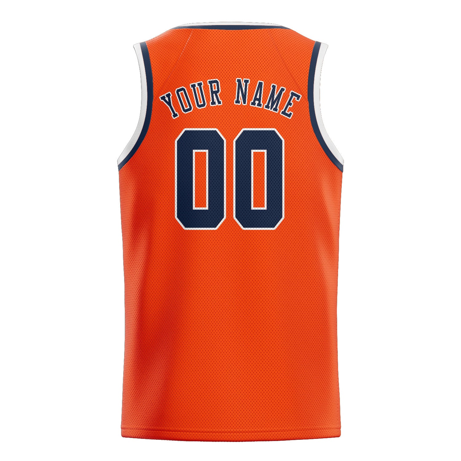 Custom Orange Red Blue Basketball Jersey