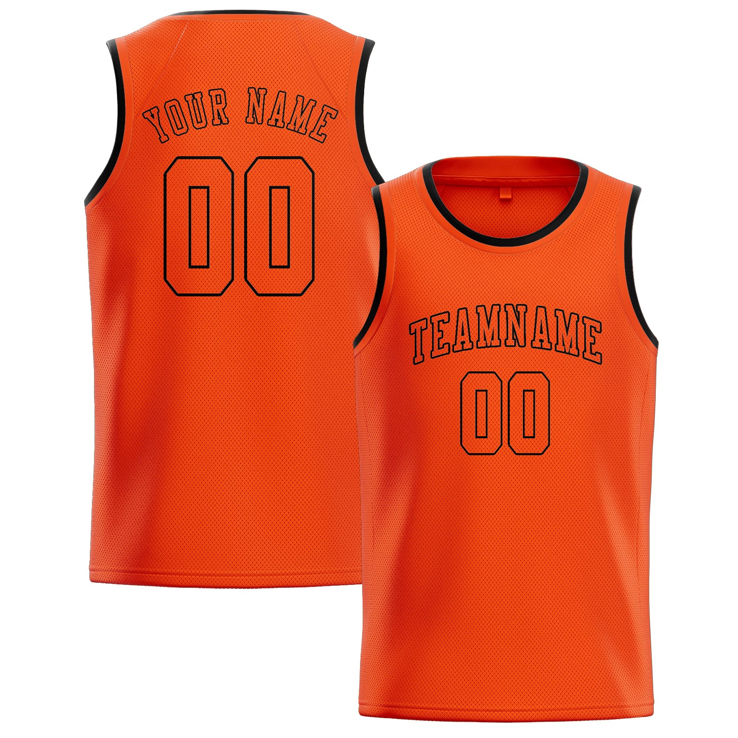 Custom Orange Red Orange Red Basketball Jersey