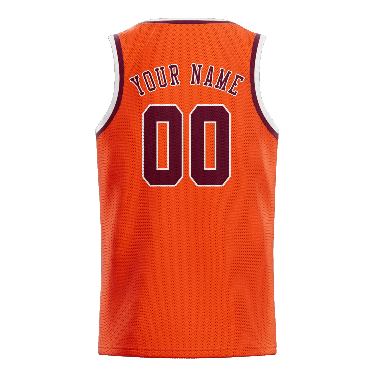 Custom Orange Red Crimson Red Basketball Jersey