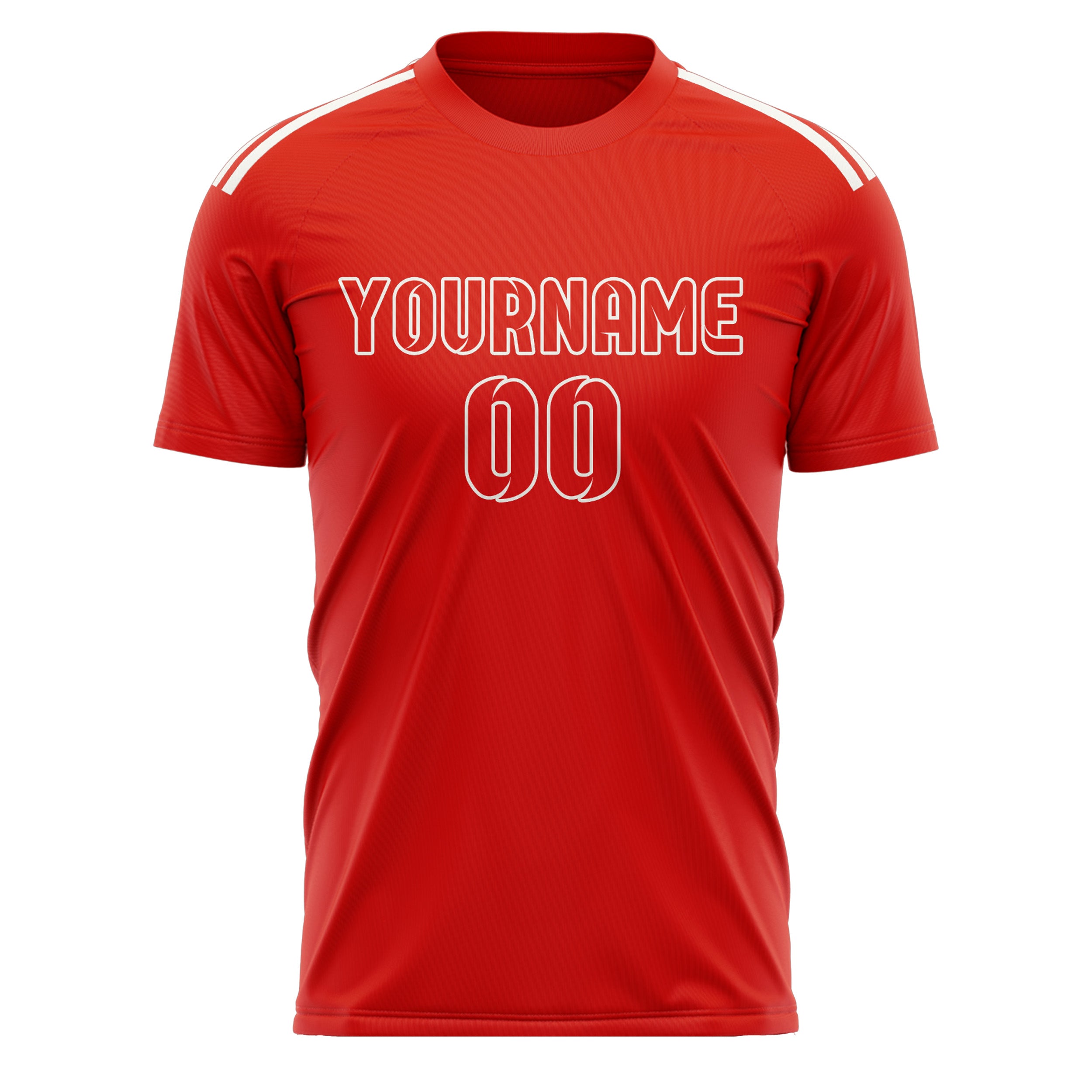Custom Orange Red Orange Red Soccer Jersey