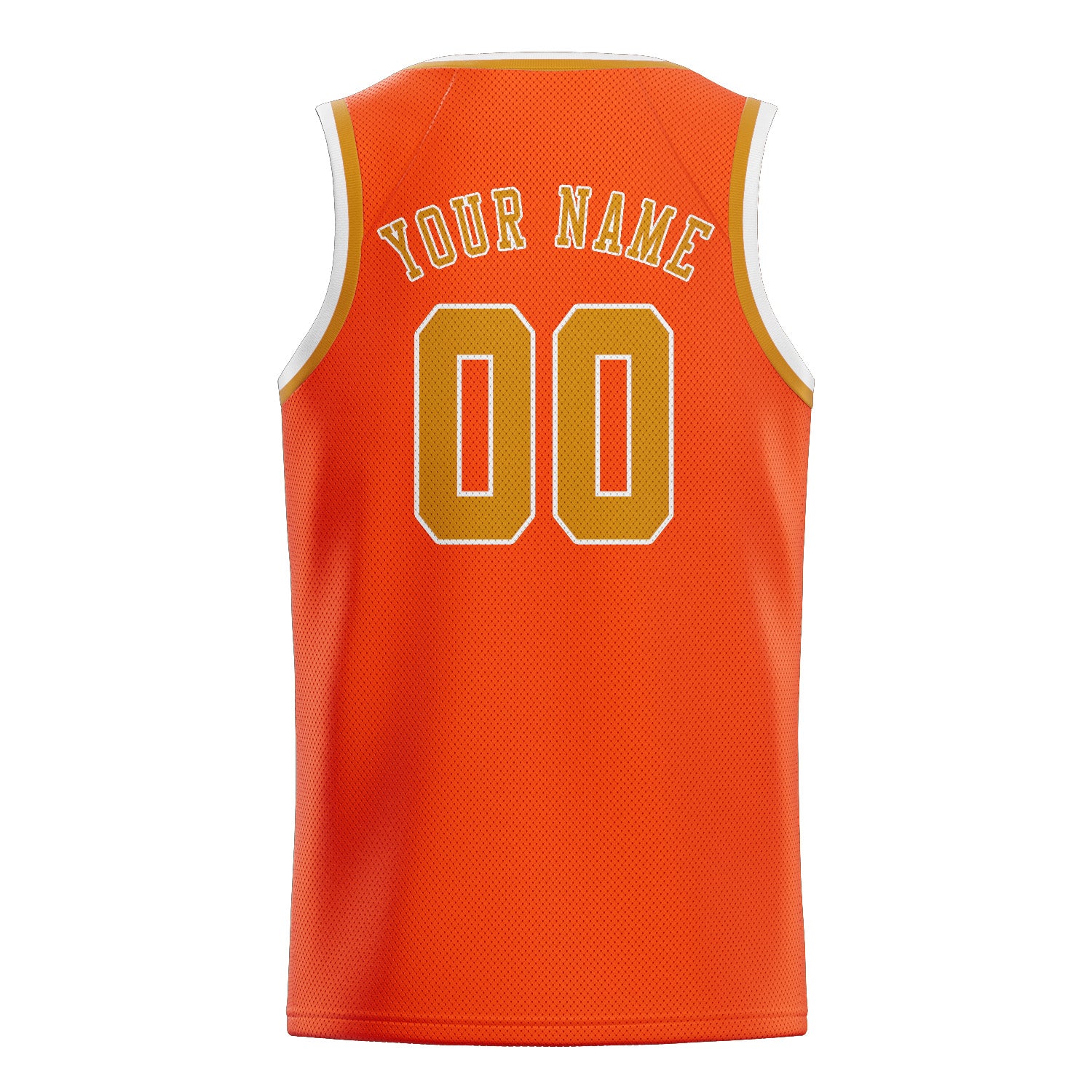 Custom Orange Red Yellow Basketball Jersey