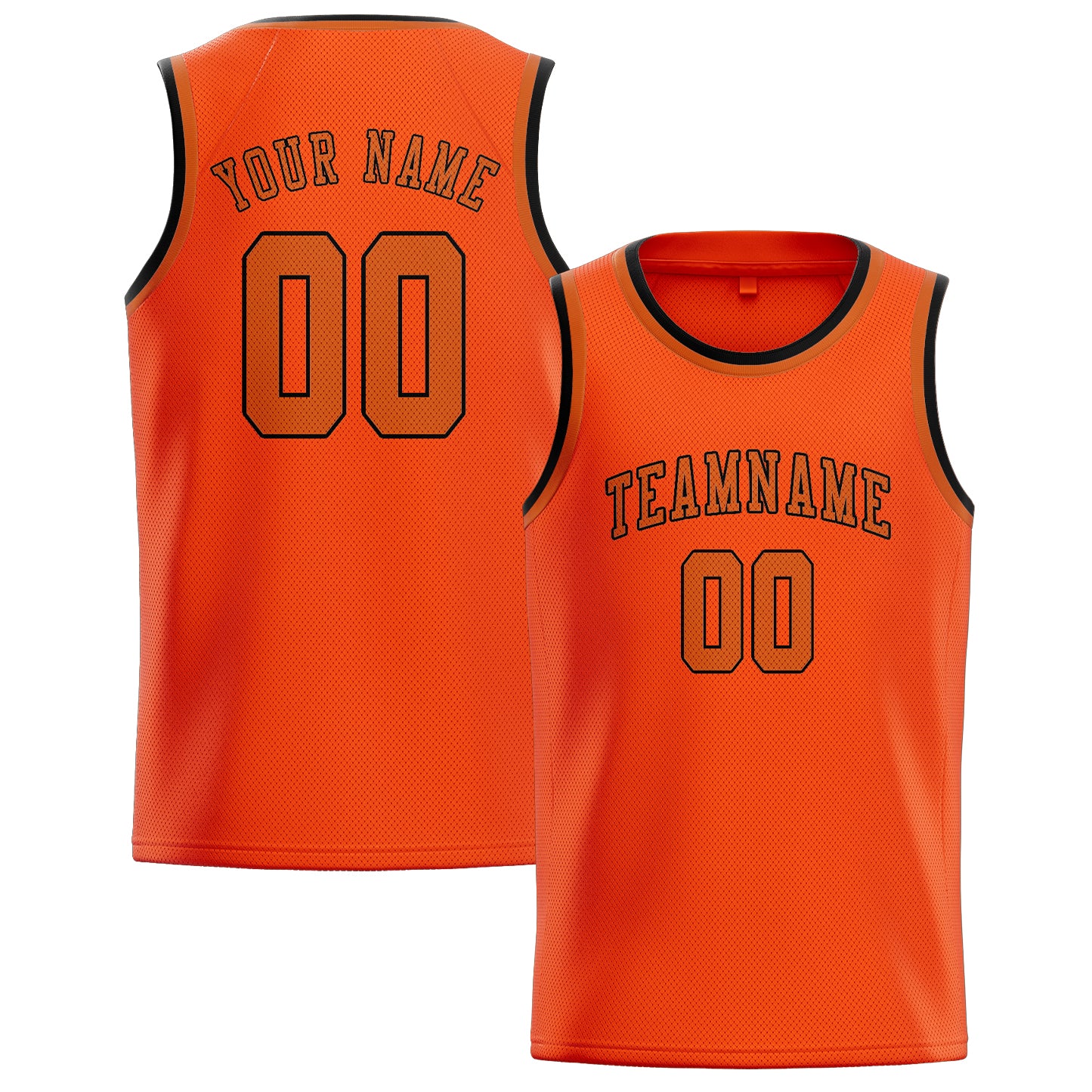 Custom Orange Red Orange Basketball Jersey