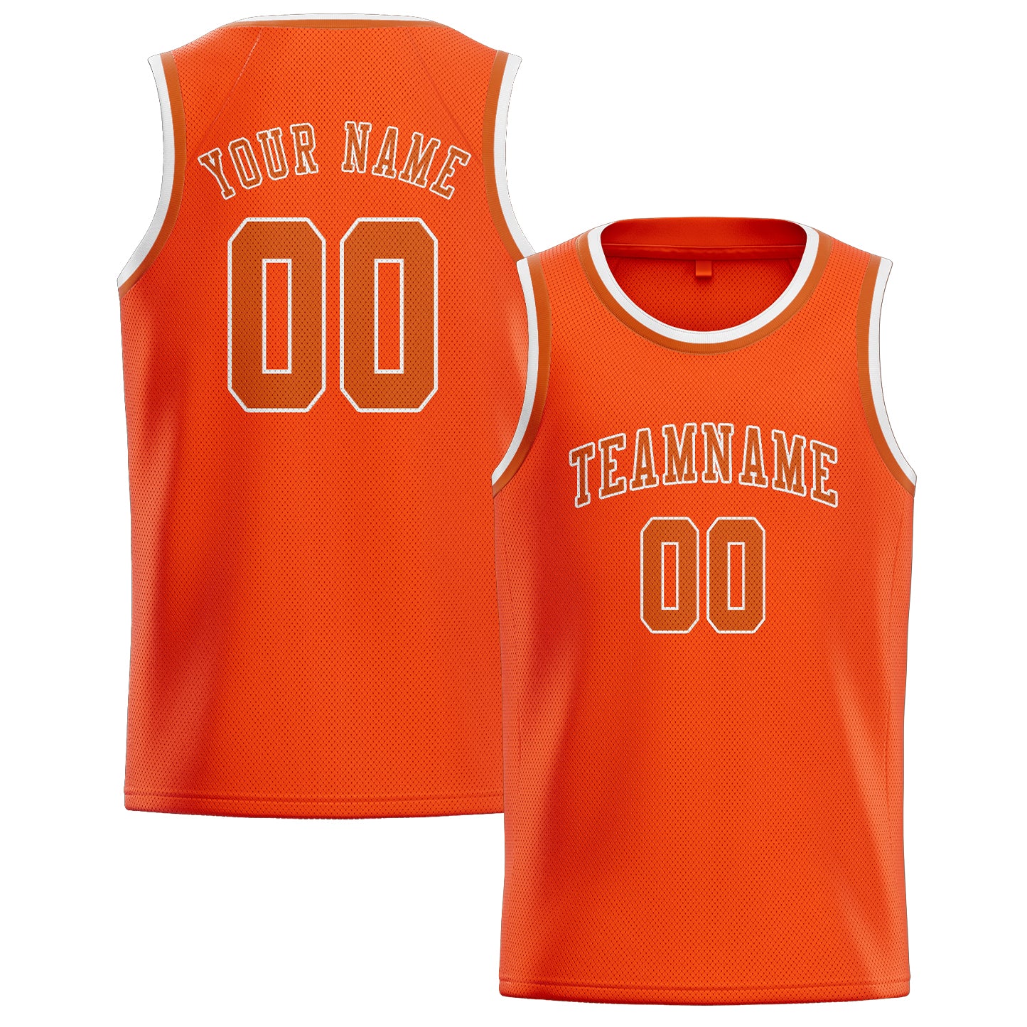 Custom Orange Red Orange Basketball Jersey