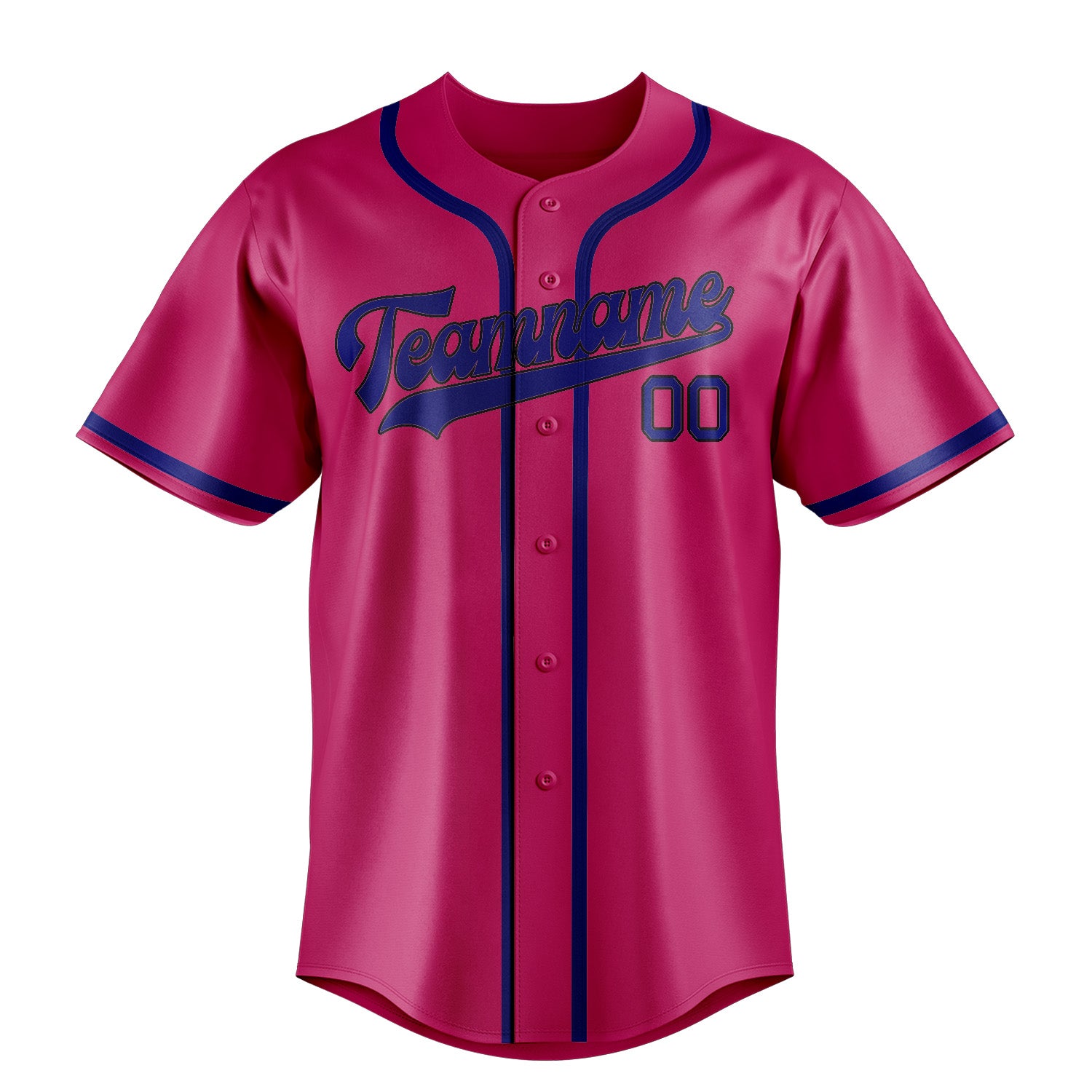 Custom Pink Sky Blue Baseball Jersey