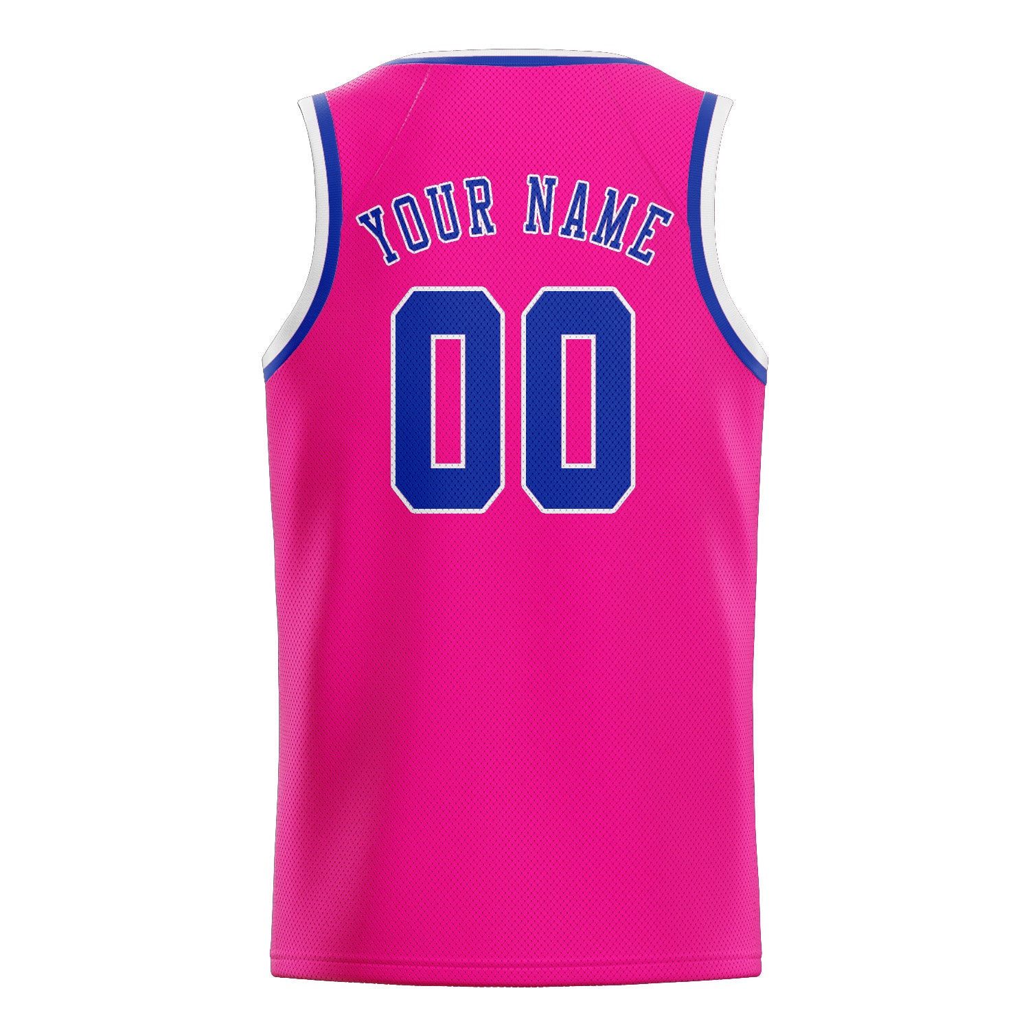 Custom Pink Sky Blue Basketball Jersey
