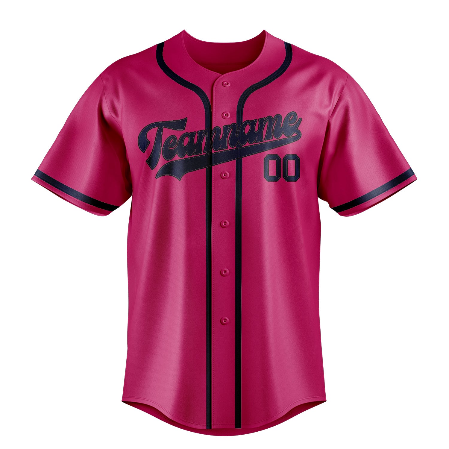 Custom Pink Blue Baseball Jersey