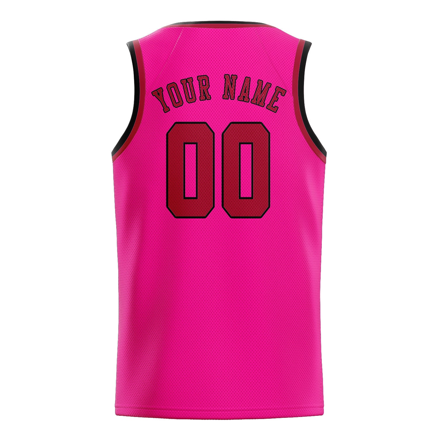 Custom Pink Red Basketball Jersey