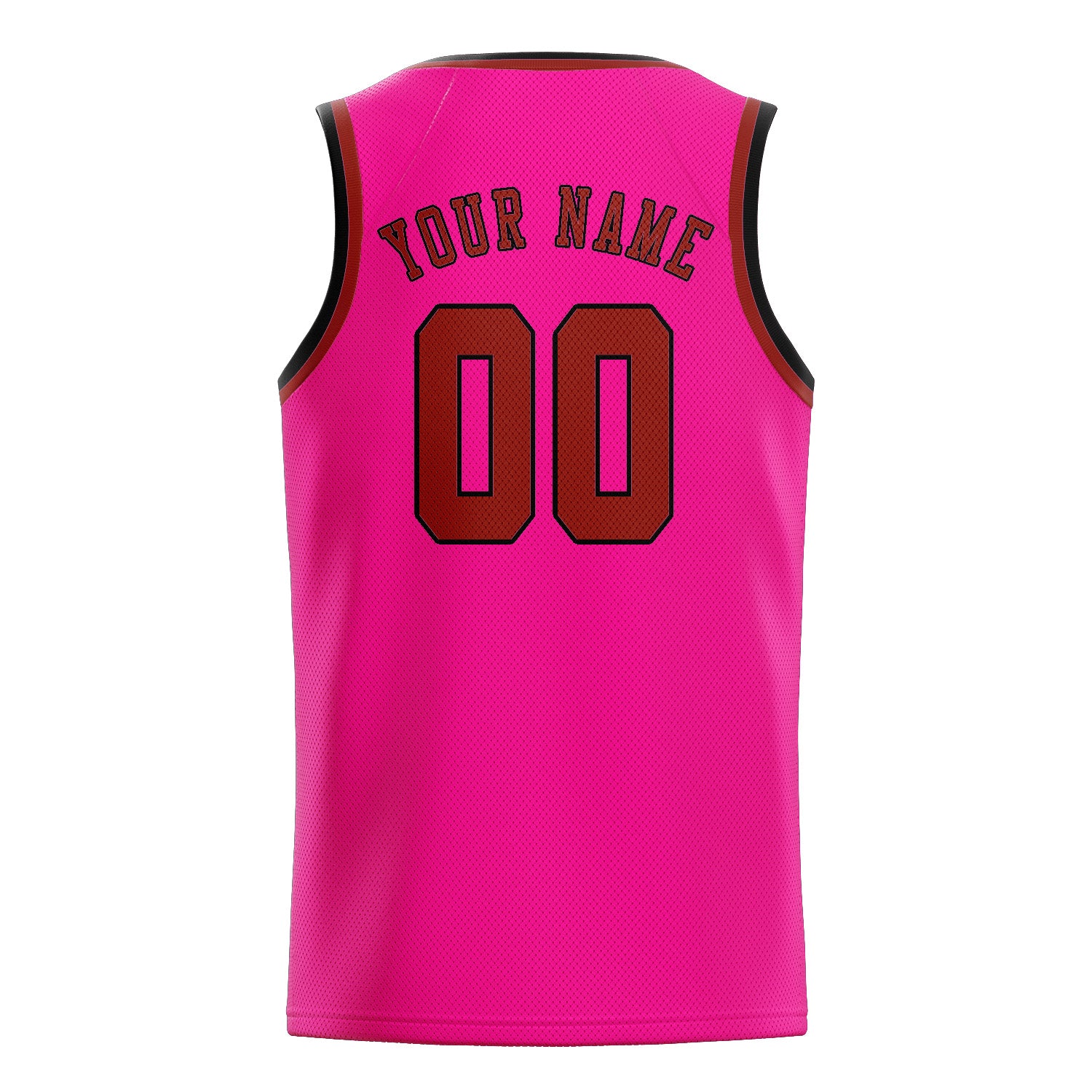 Custom Pink Coral Red Basketball Jersey
