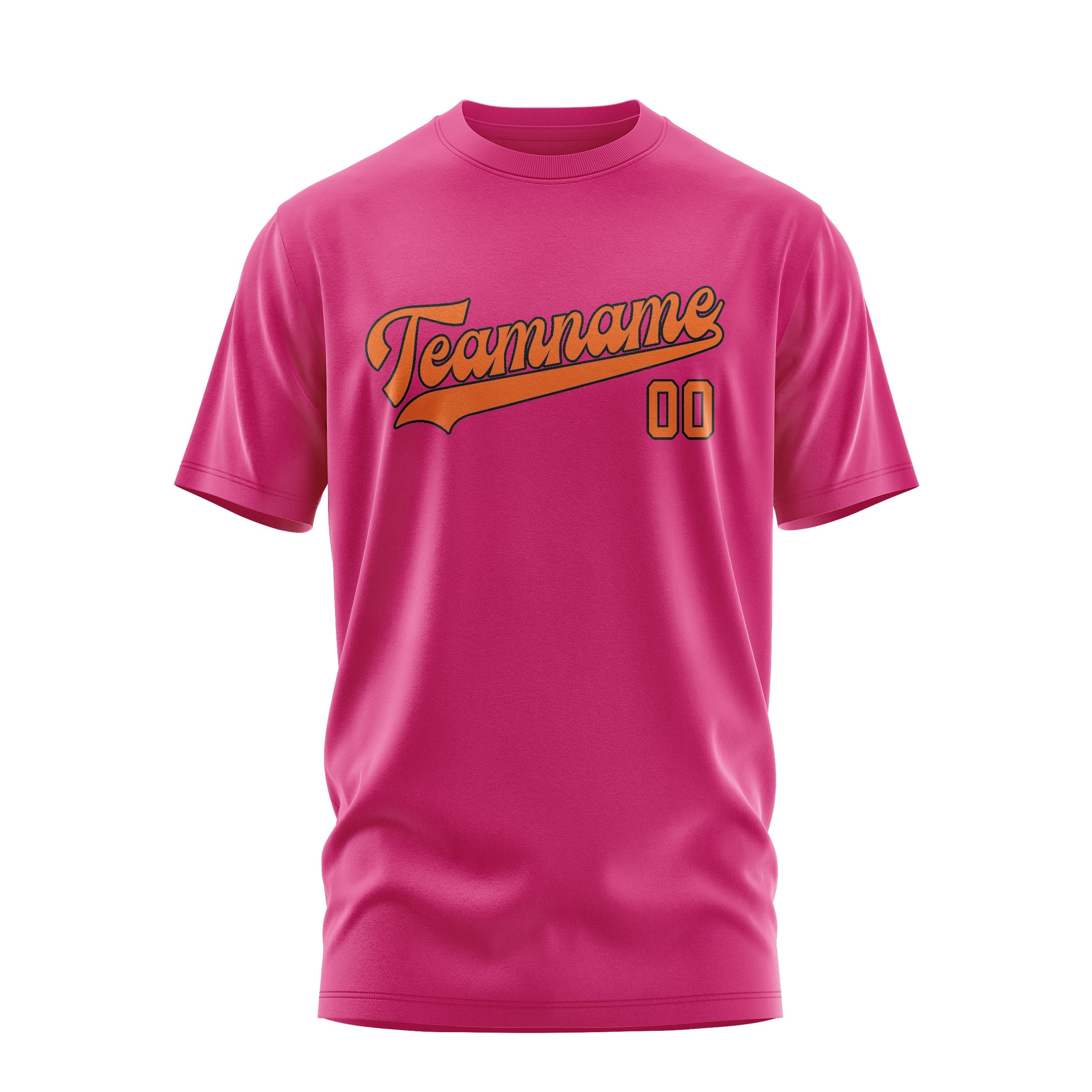 Custom Pink Orange T-Shirt