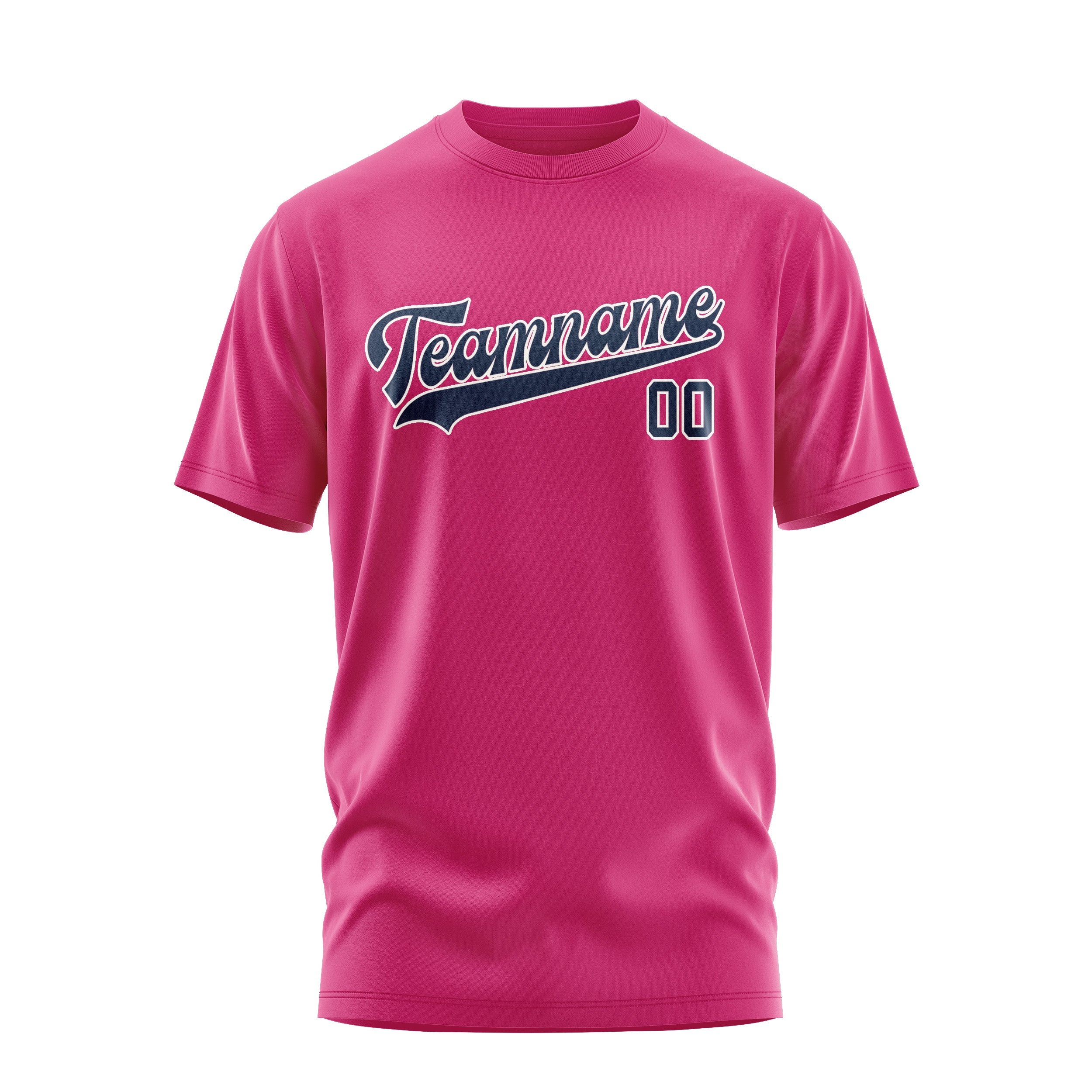 Custom Pink Blue T-Shirt
