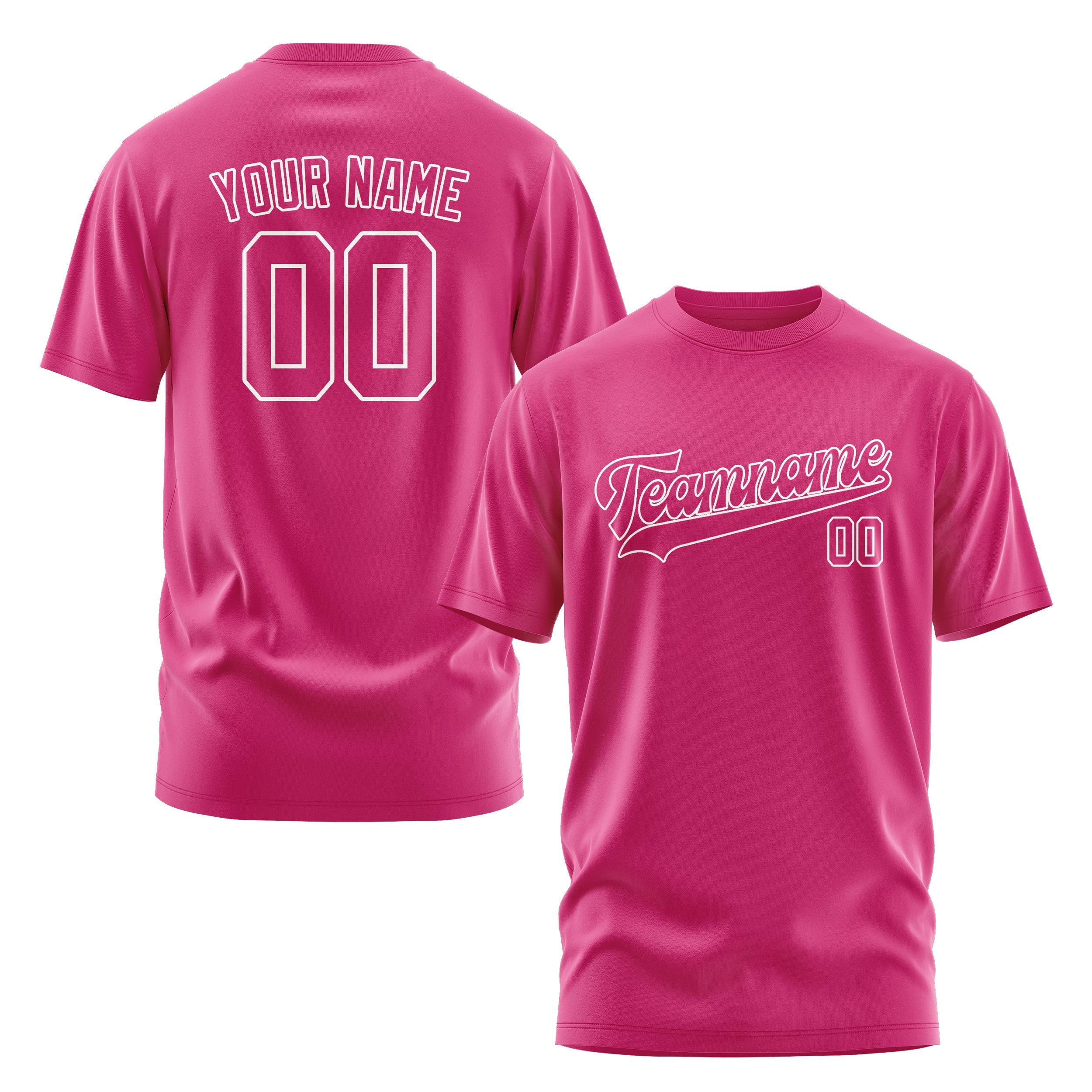 Custom Pink Pink T-Shirt