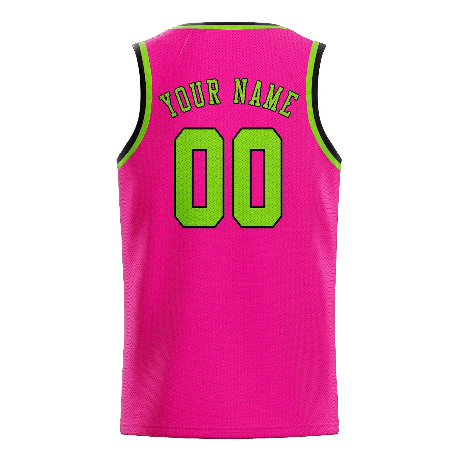 Custom Pink Emerald Green Basketball Jersey