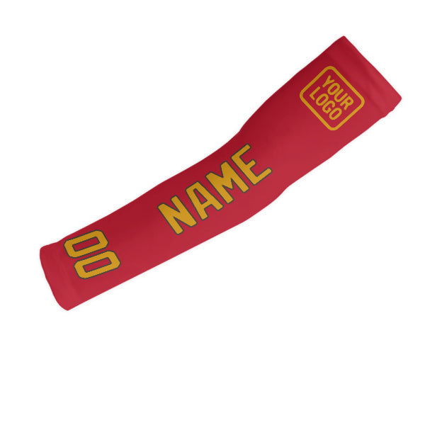 Custom Red Yellow Arm Sleeve