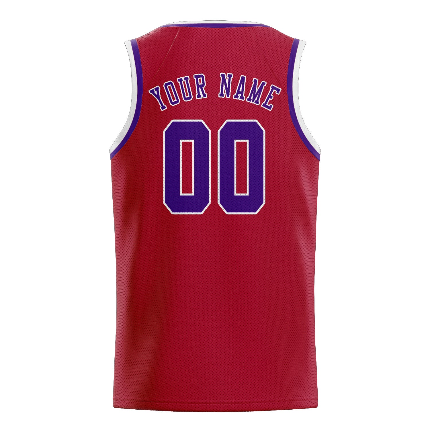 Custom Red Purple Basketball Jersey
