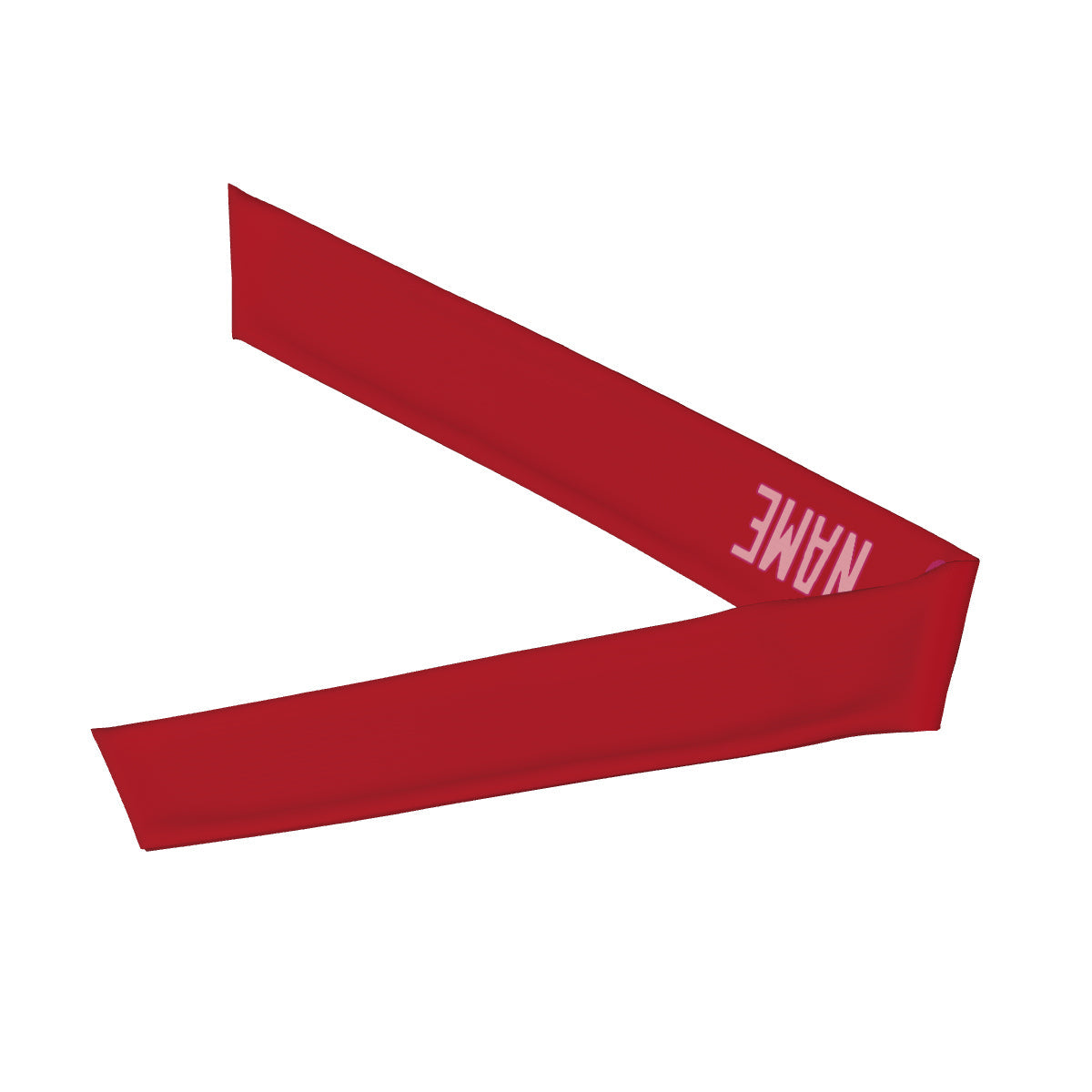 Custom Red Light Pink Headband