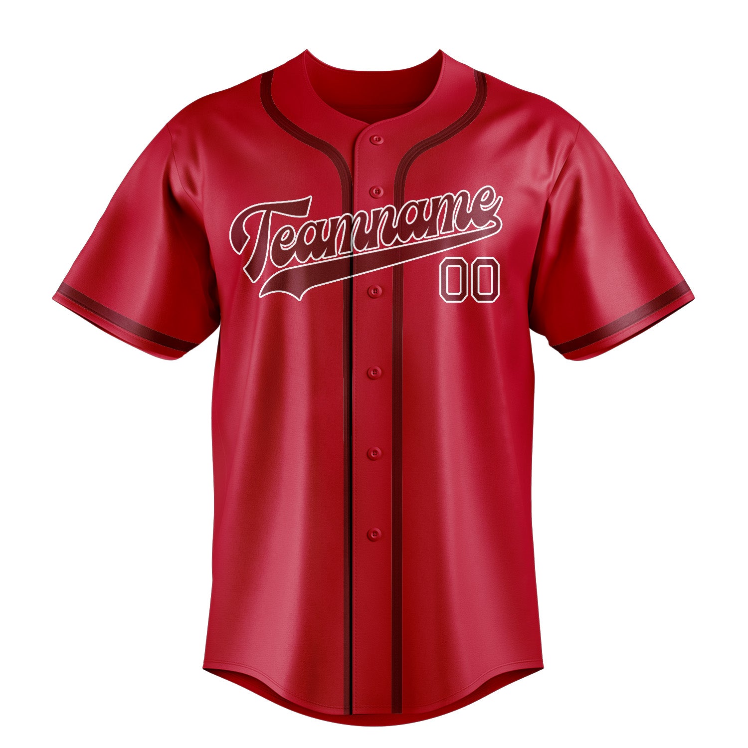 Custom Red Crimson Red Baseball Jersey
