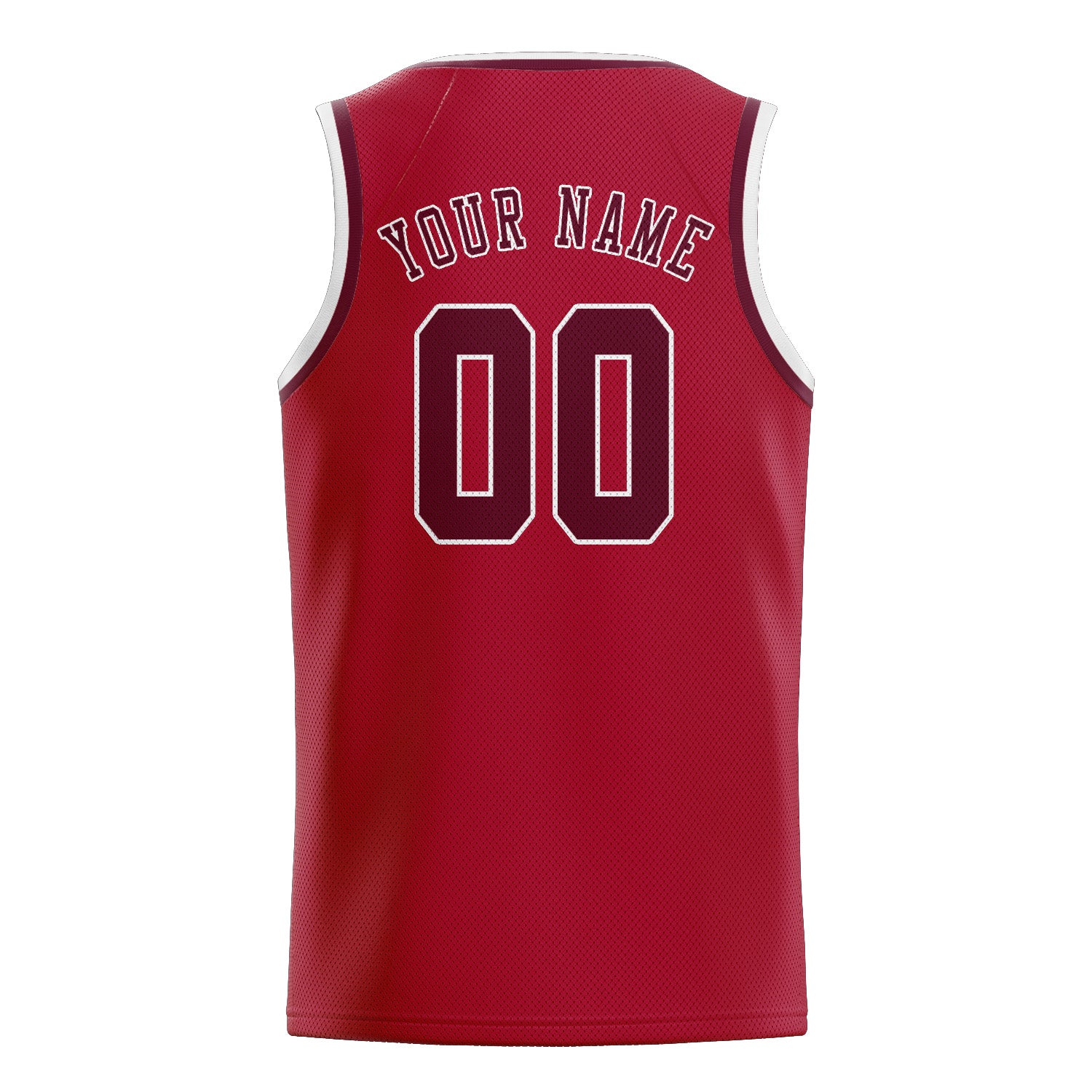 Custom Red Crimson Red Basketball Jersey