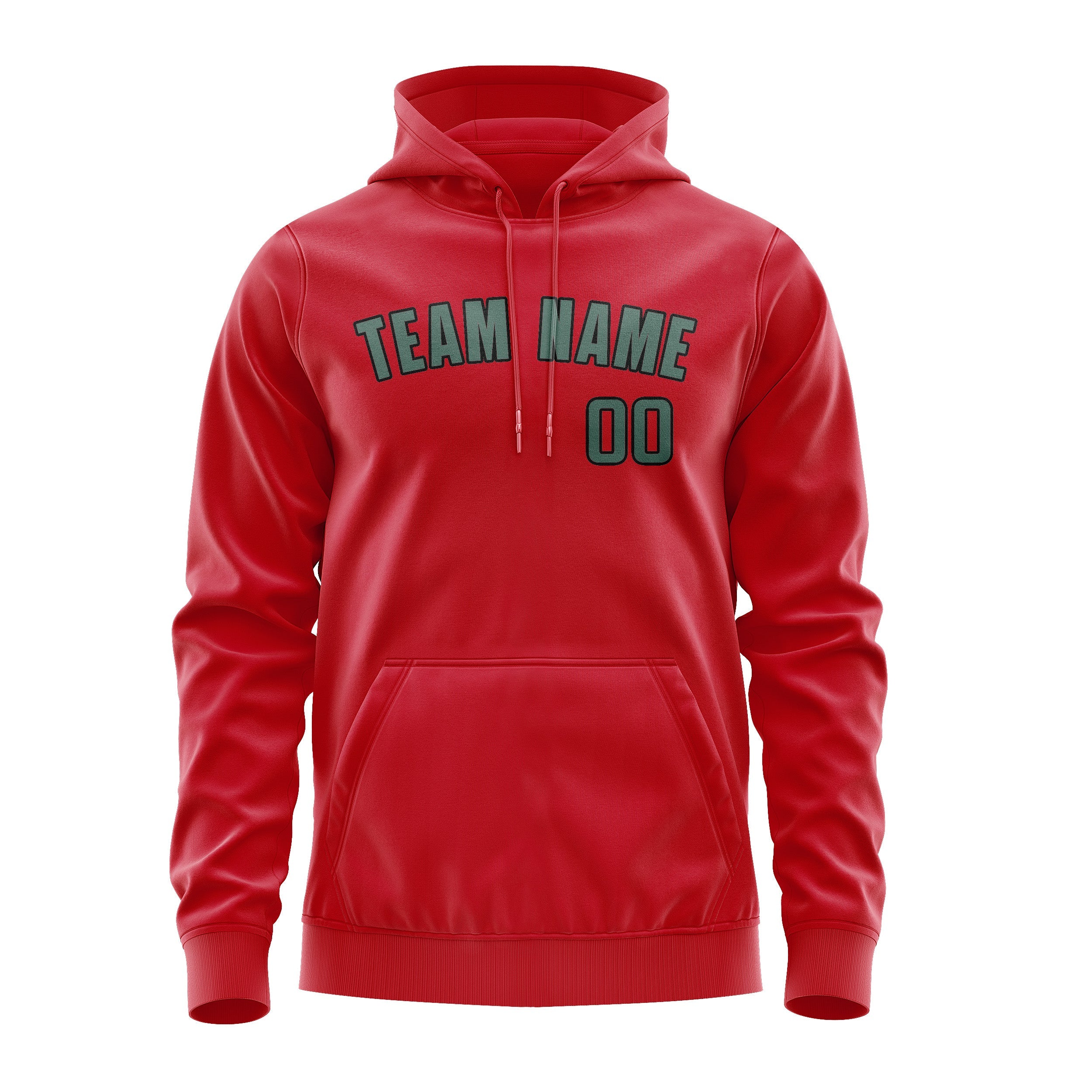 Custom Red Blue Green Hoodie
