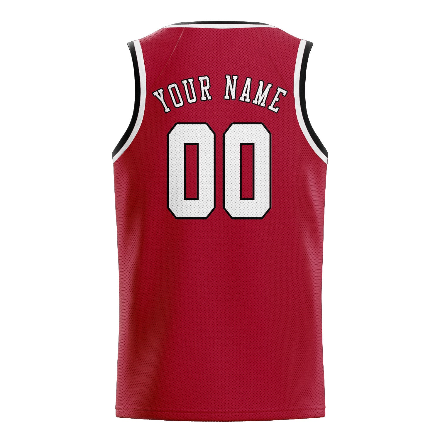 Custom Red White Basketball Jersey