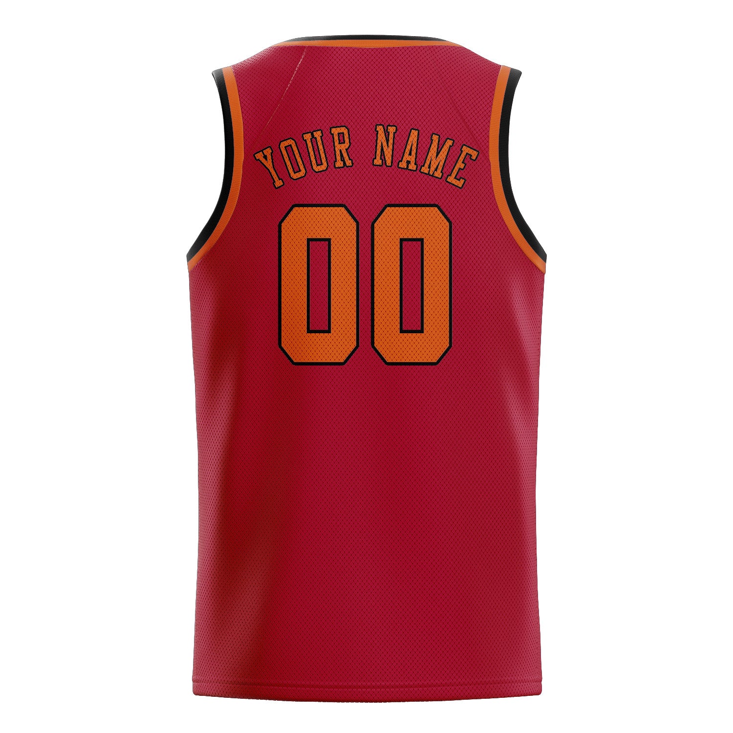 Custom Red Orange Basketball Jersey