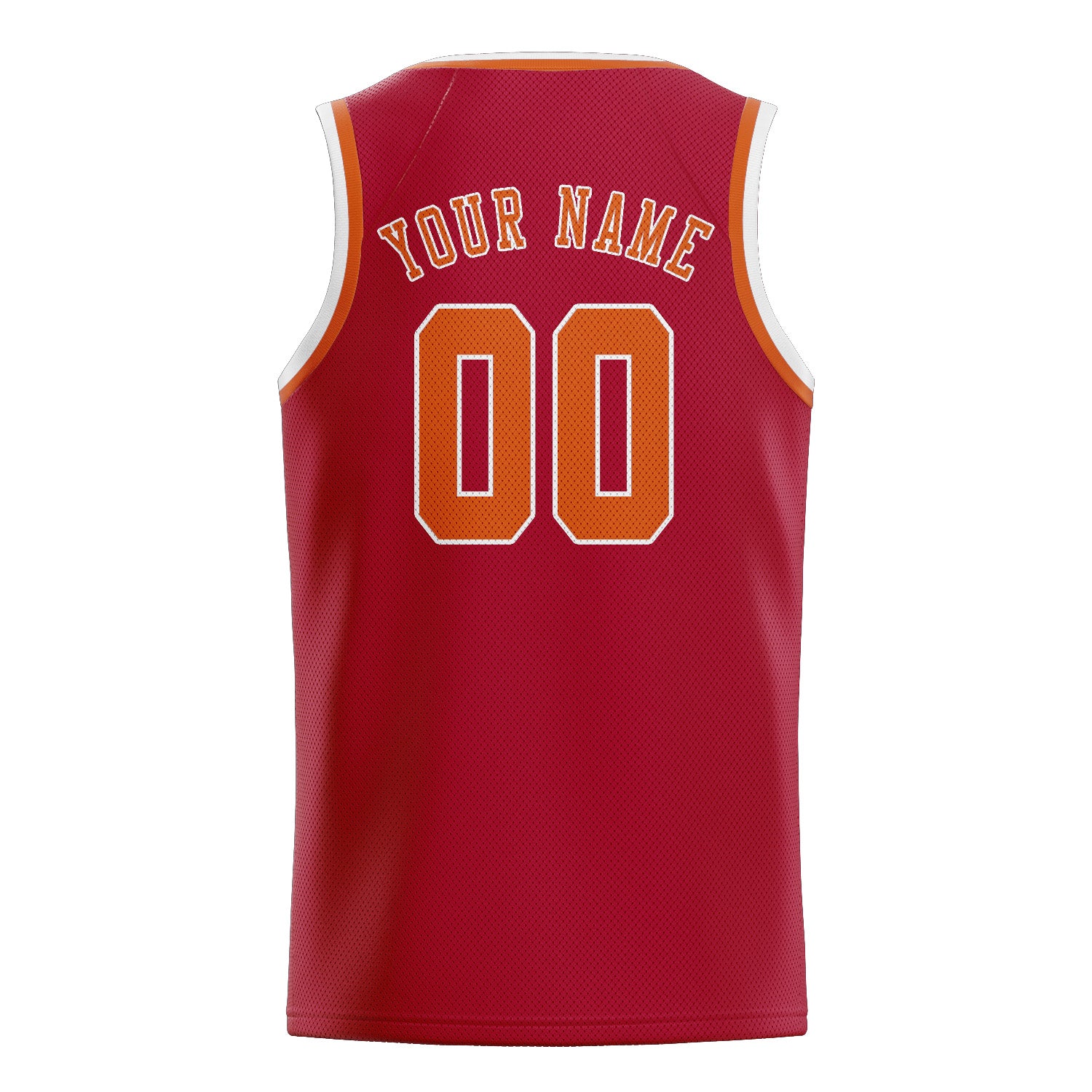 Custom Red Orange Basketball Jersey