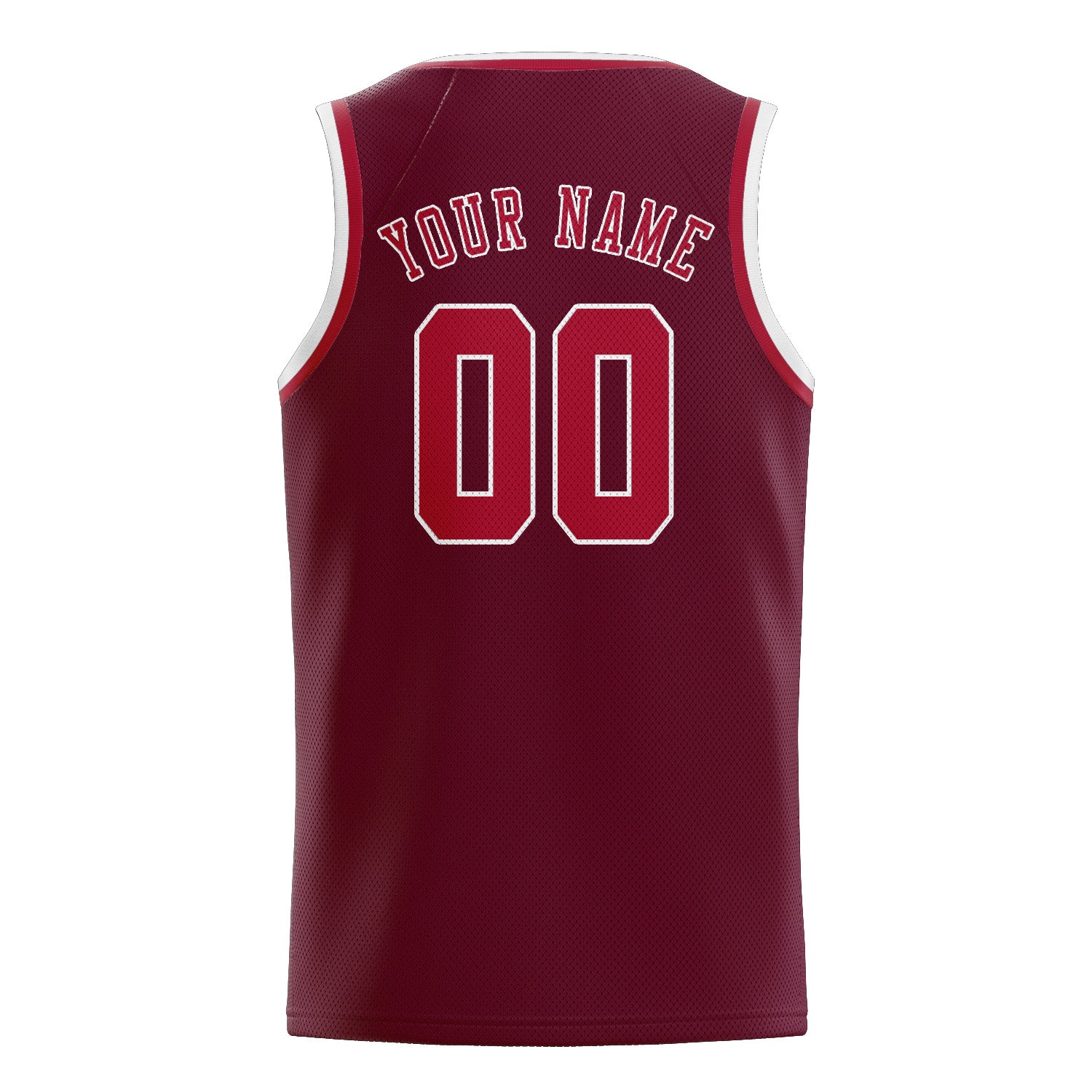 Custom Crimson Red Red Basketball Jersey