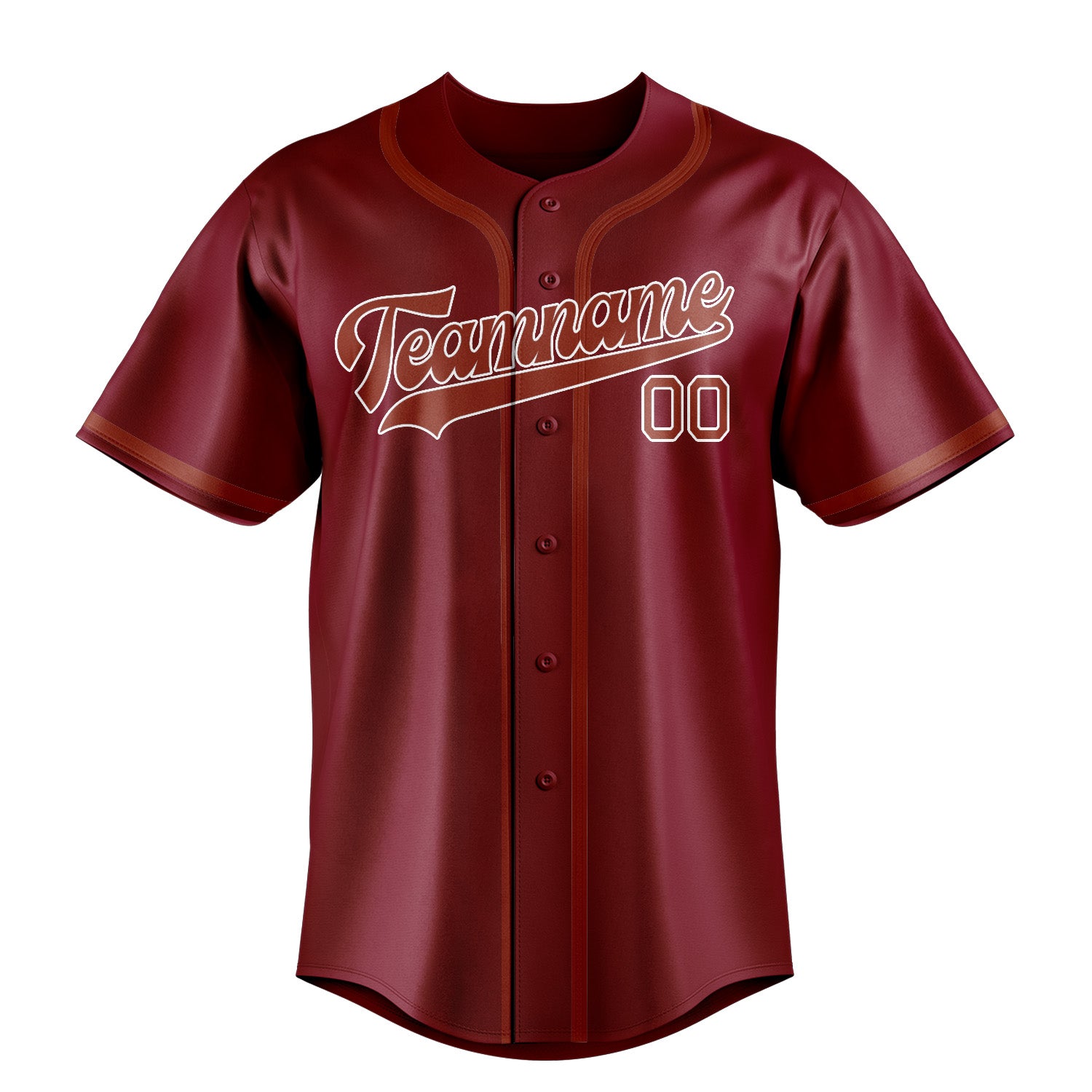 Custom Crimson Red Coral Red Baseball Jersey