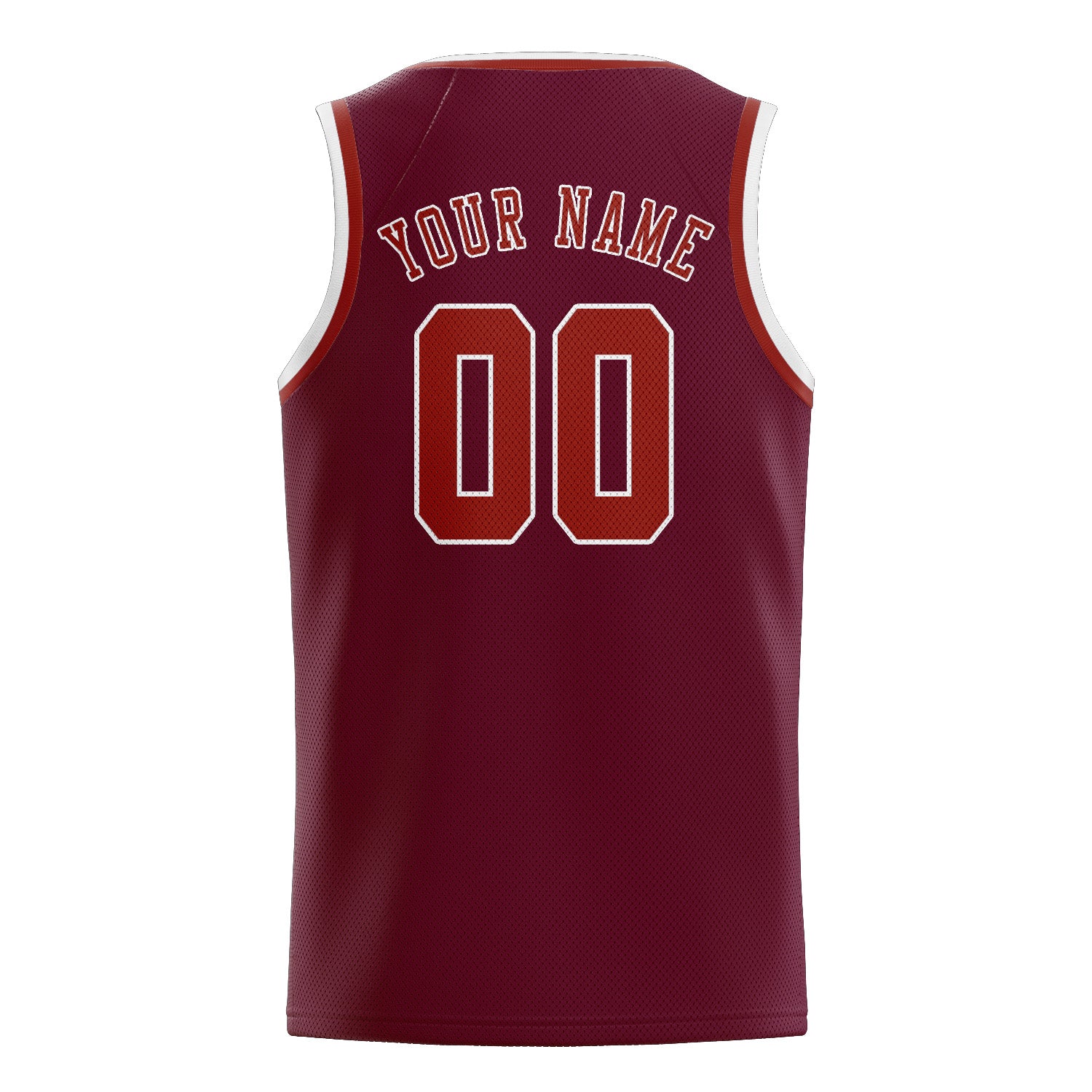 Custom Crimson Red Coral Red Basketball Jersey
