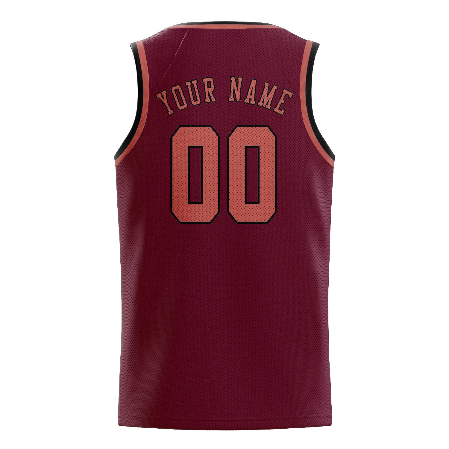 Custom Crimson Red Copper Rose Basketball Jersey