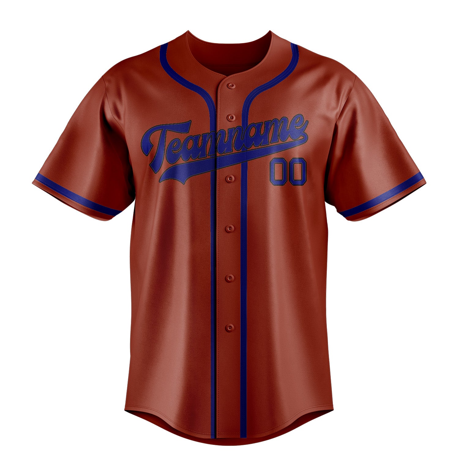 Custom Coral Red Sky Blue Baseball Jersey
