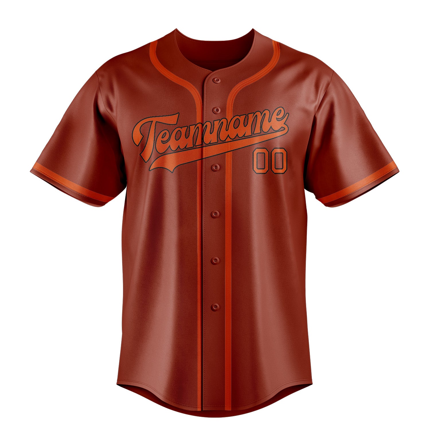 Custom Coral Red Orange Red Baseball Jersey