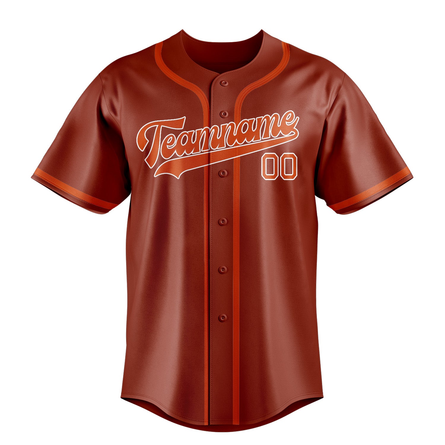 Custom Coral Red Orange Red Baseball Jersey