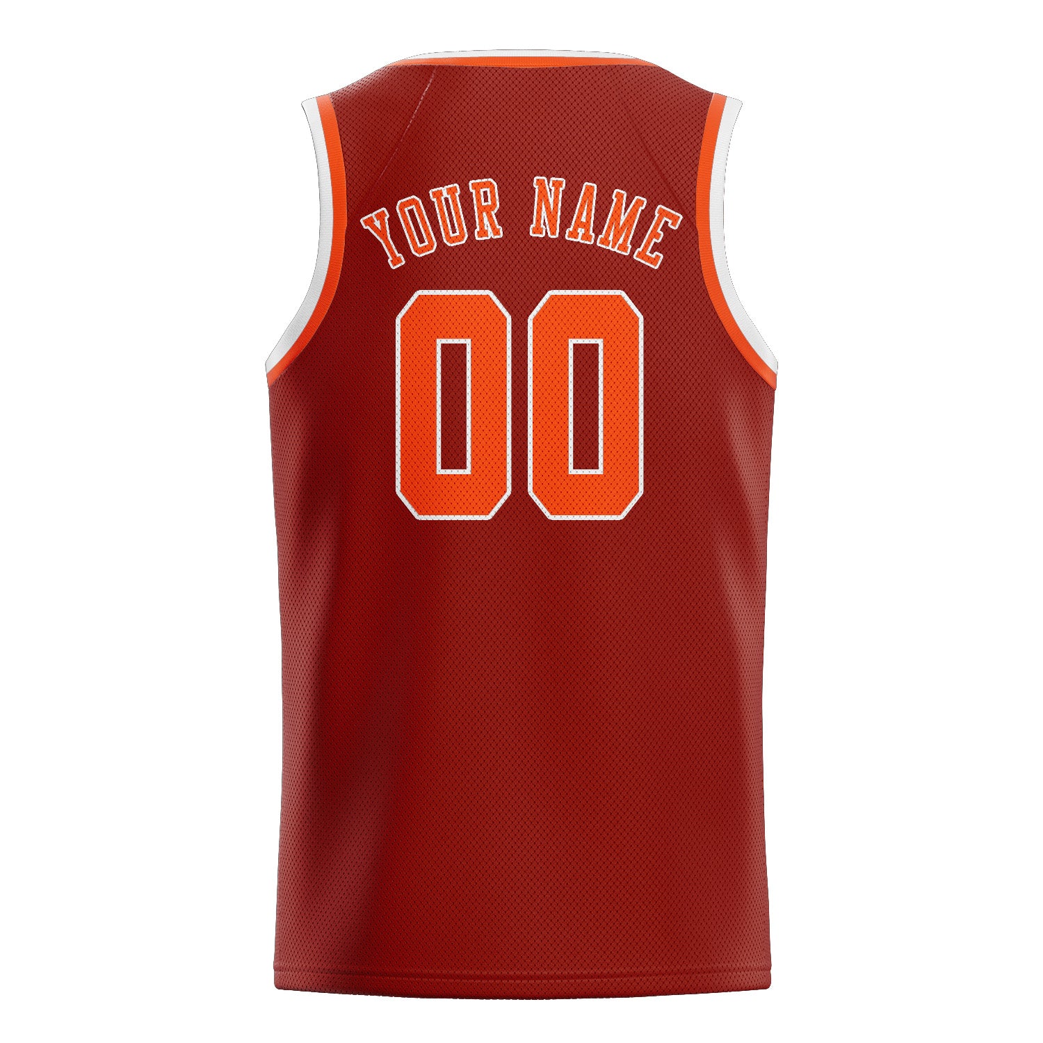 Custom Coral Red Orange Red Basketball Jersey