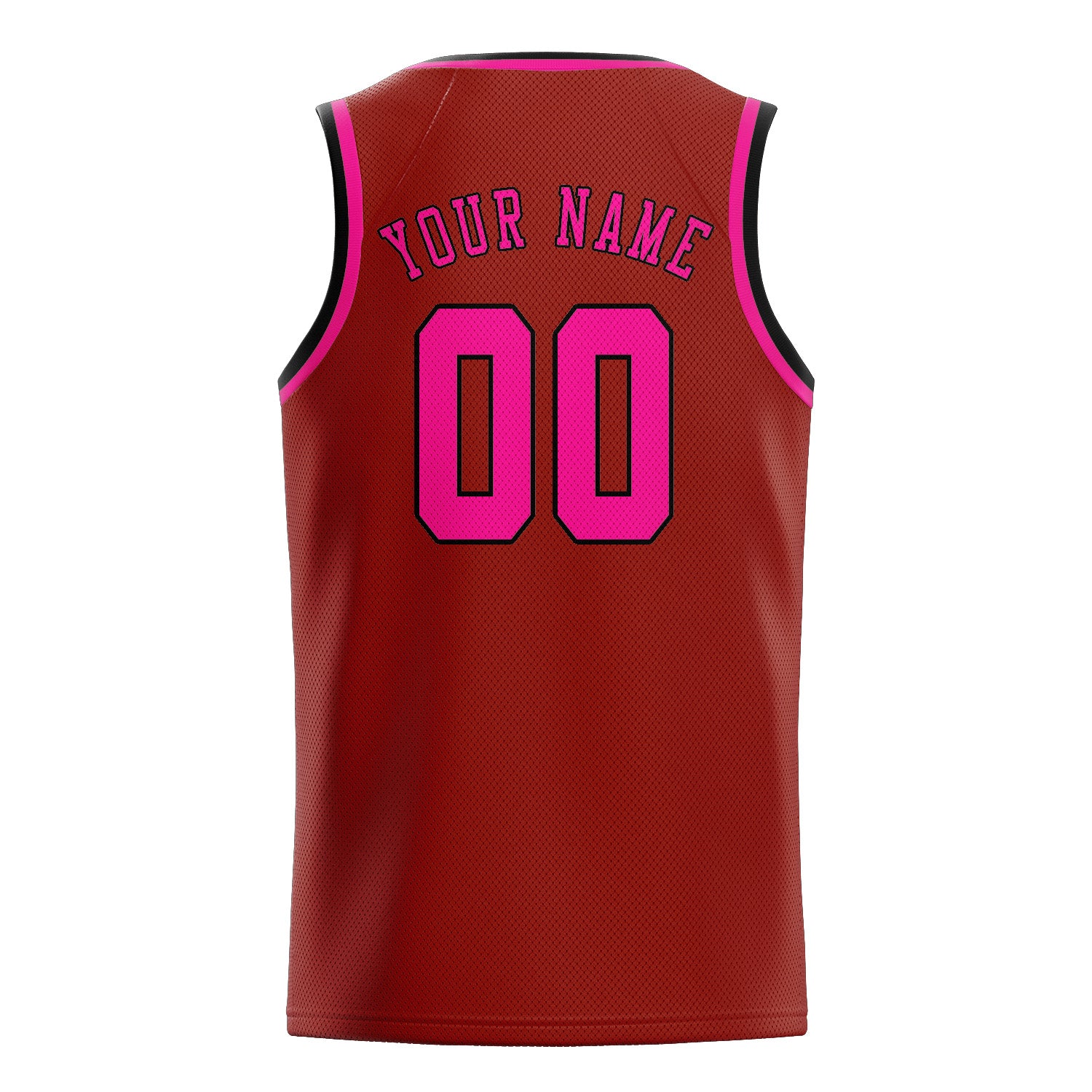 Custom Coral Red Pink Basketball Jersey