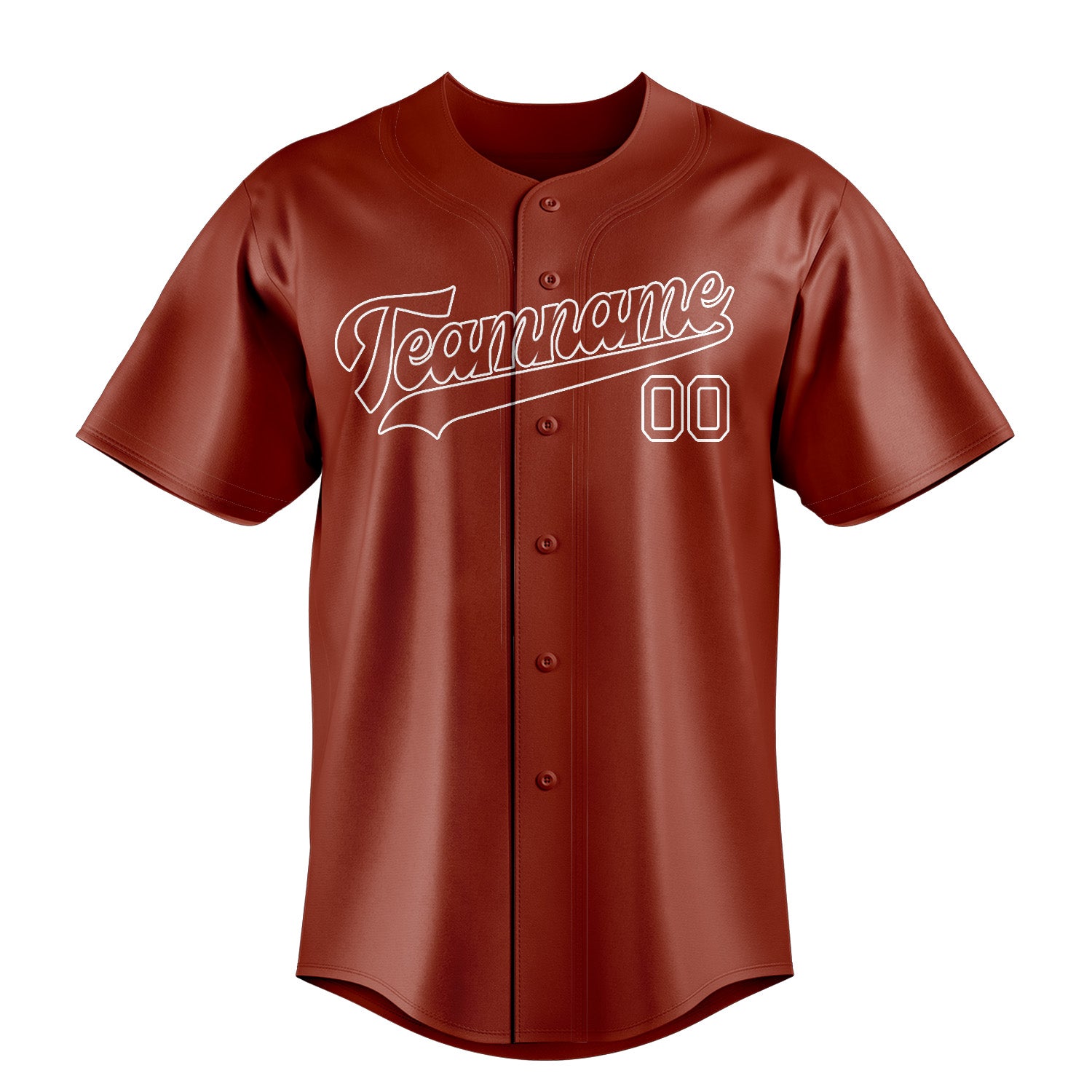 Custom Coral Red White Baseball Jersey