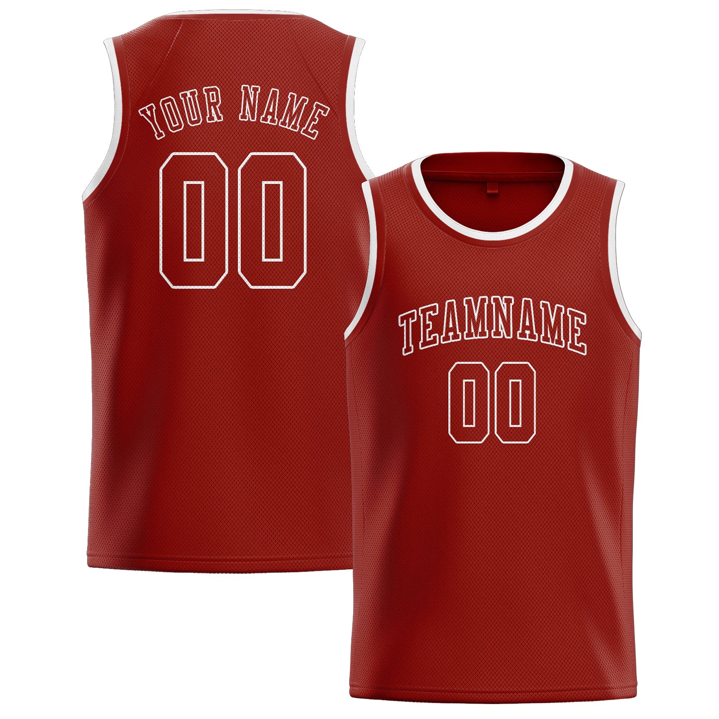Custom Coral Red Coral Red Basketball Jersey