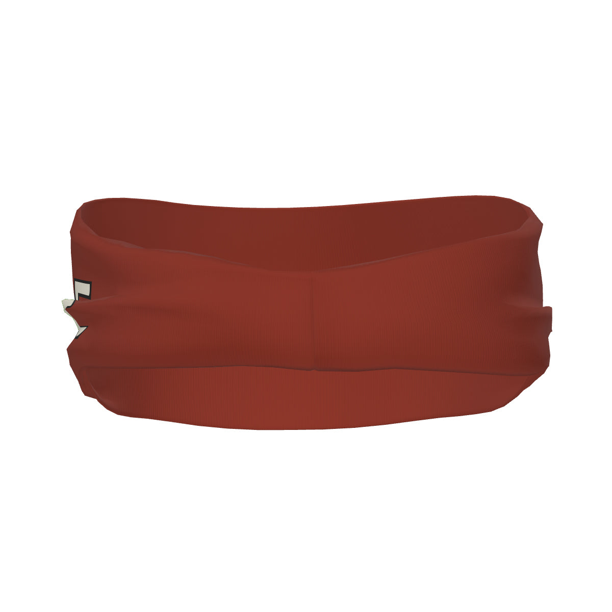 Custom Coral Red Cream Sports headband