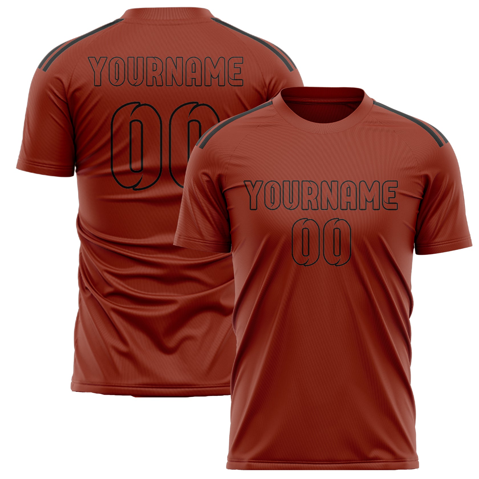 Custom Coral Red Coral Red Soccer Jersey
